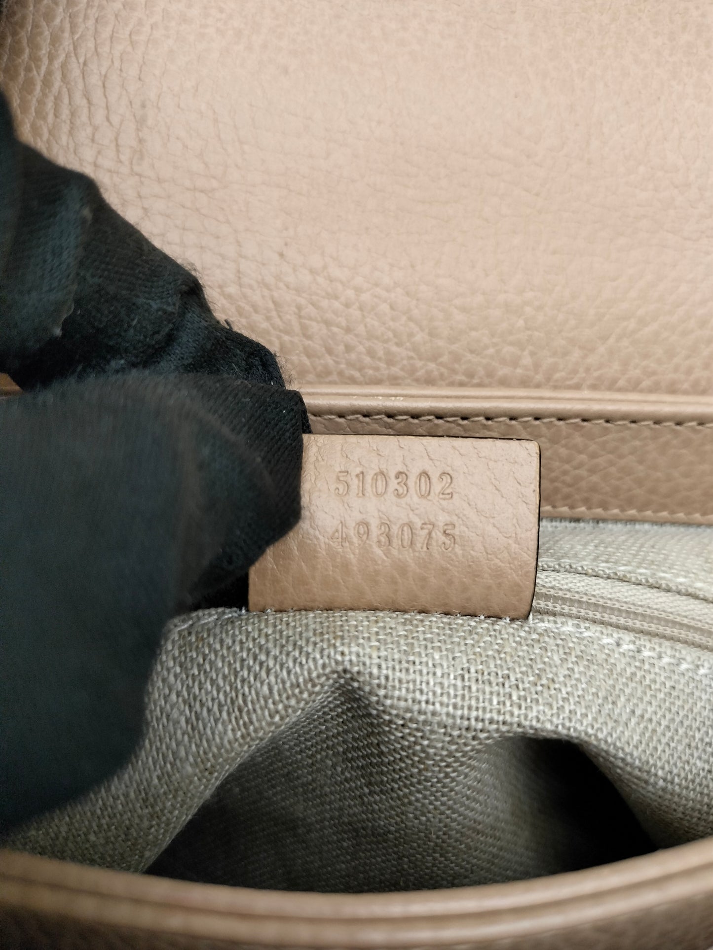 Gucci Interlocking Top Handle Beige GHW