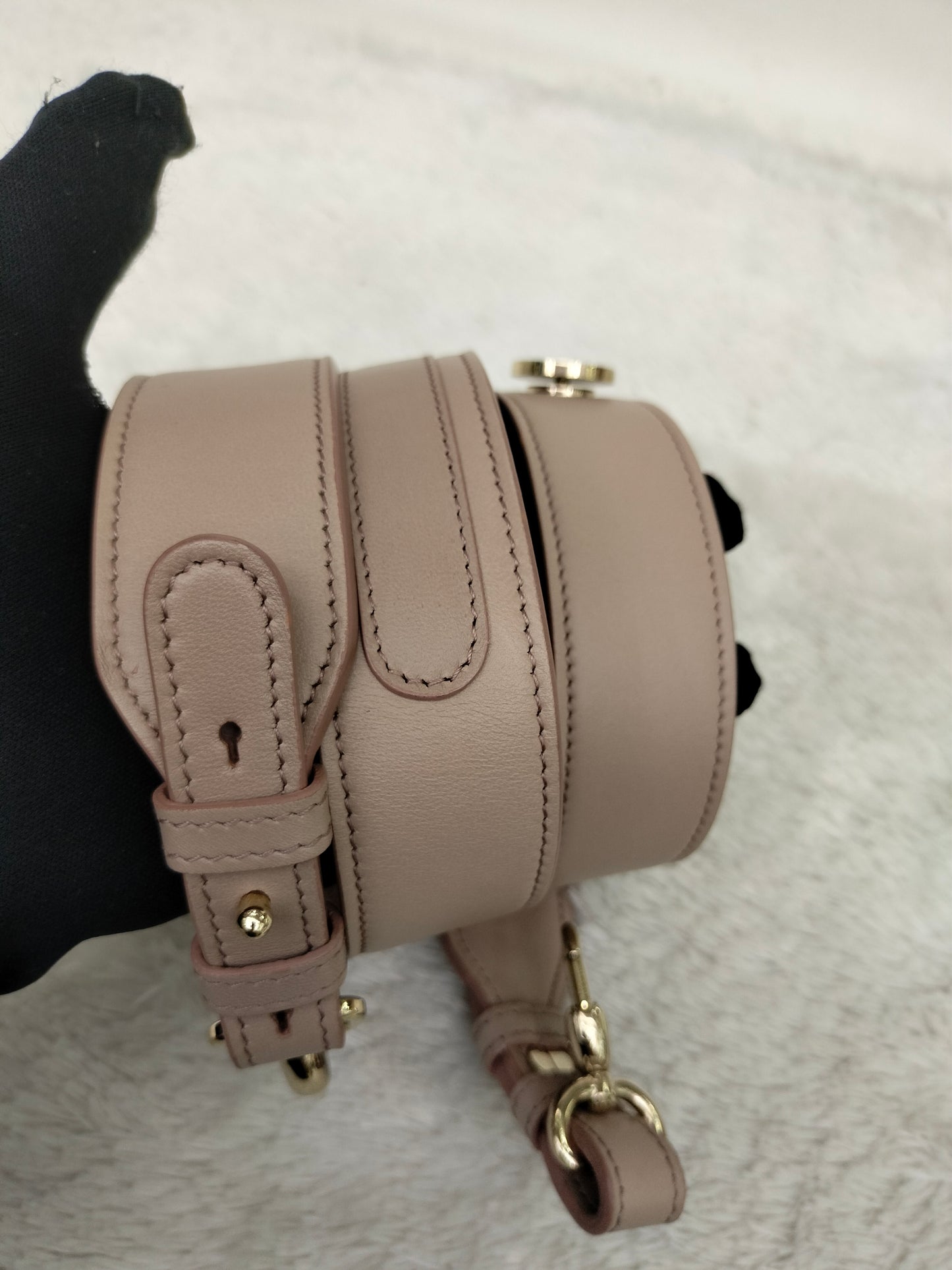 Lady Dior Small Lamb Taupe GHW 2017