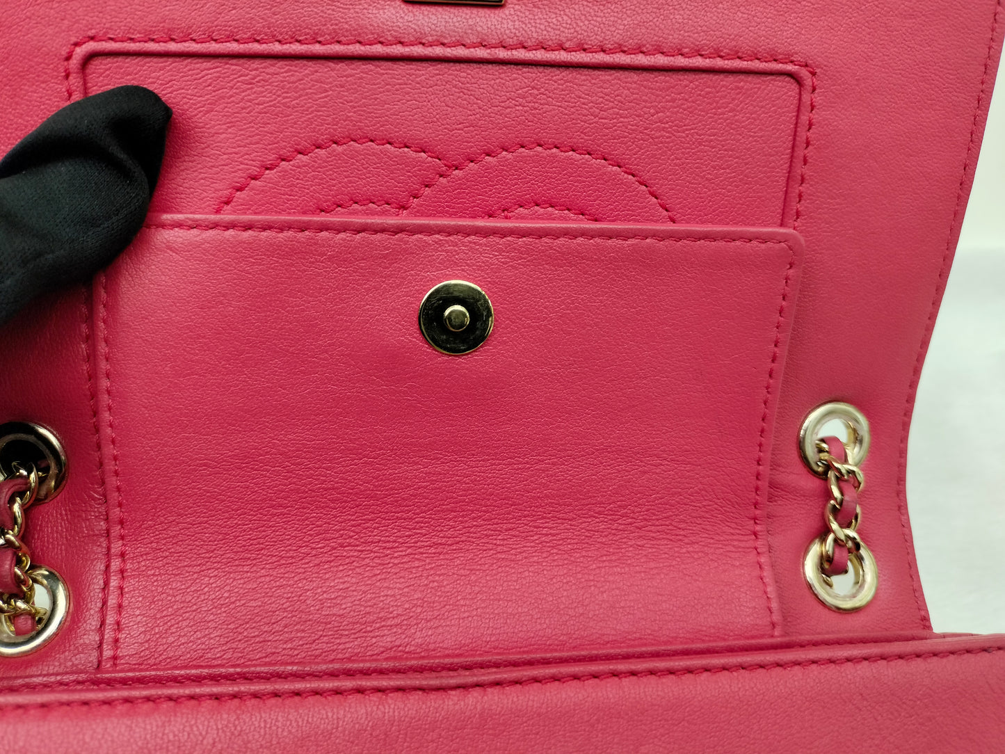 Chanel Mademoiselle Flap Calfskin Dark Pink/Pink GHW #23
