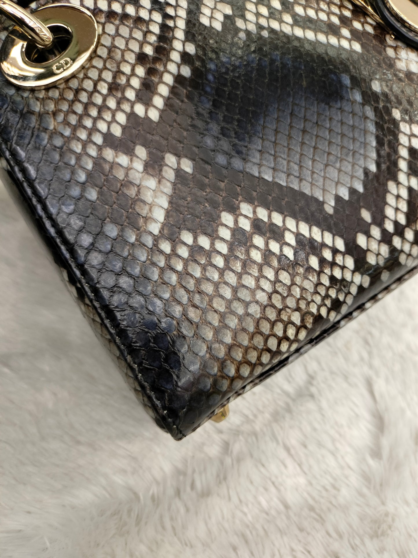 Lady Dior Mini Python GHW 2020