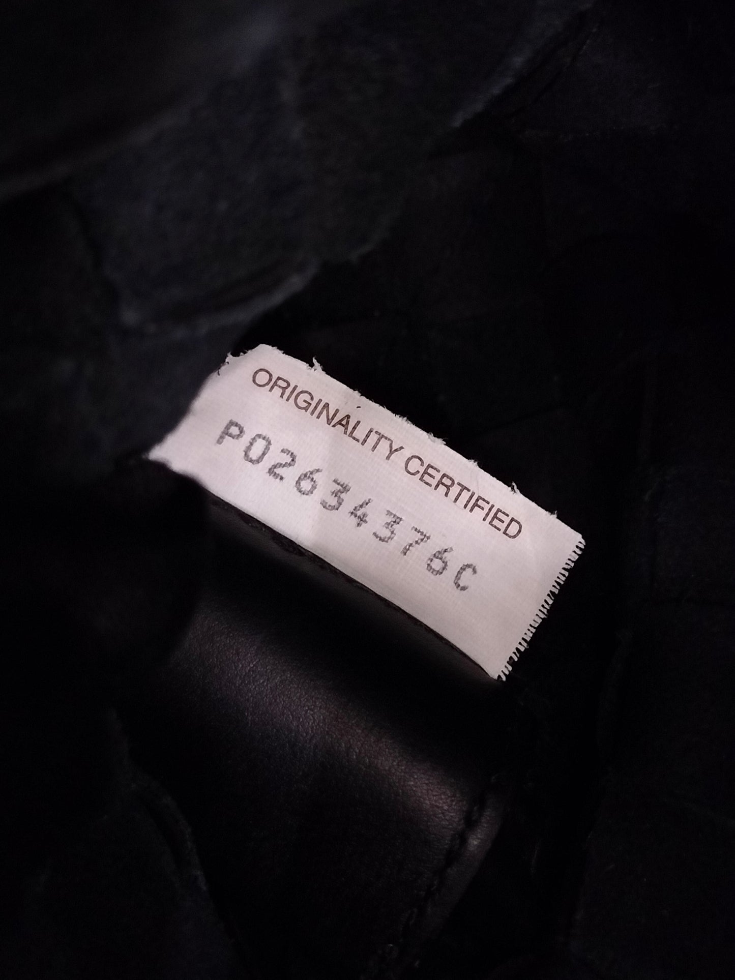 Bottega Veneta Fold Over Flap Black SHW