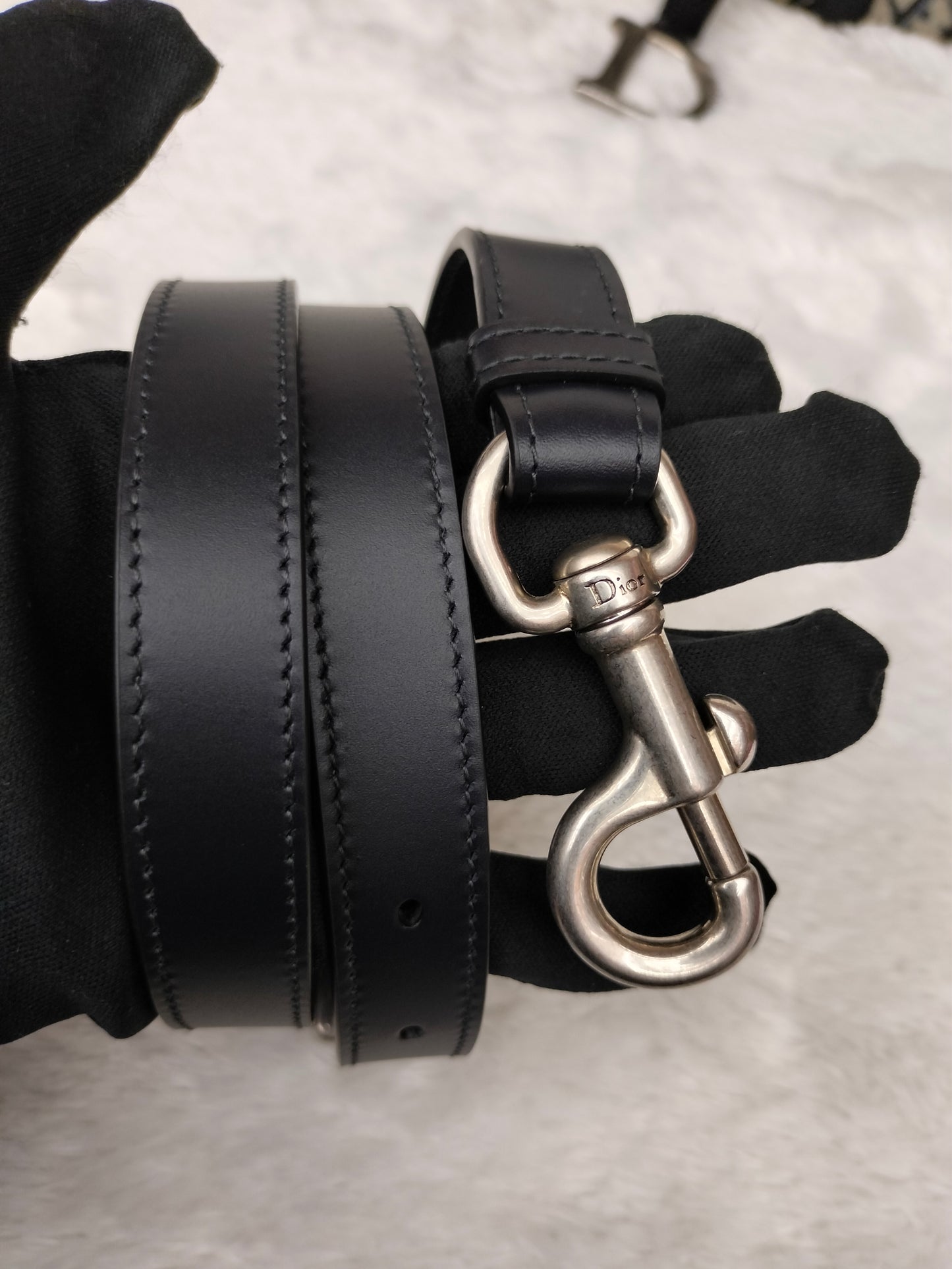 Dior Saddle Medium Jacquard Oblique Black SHW 2024