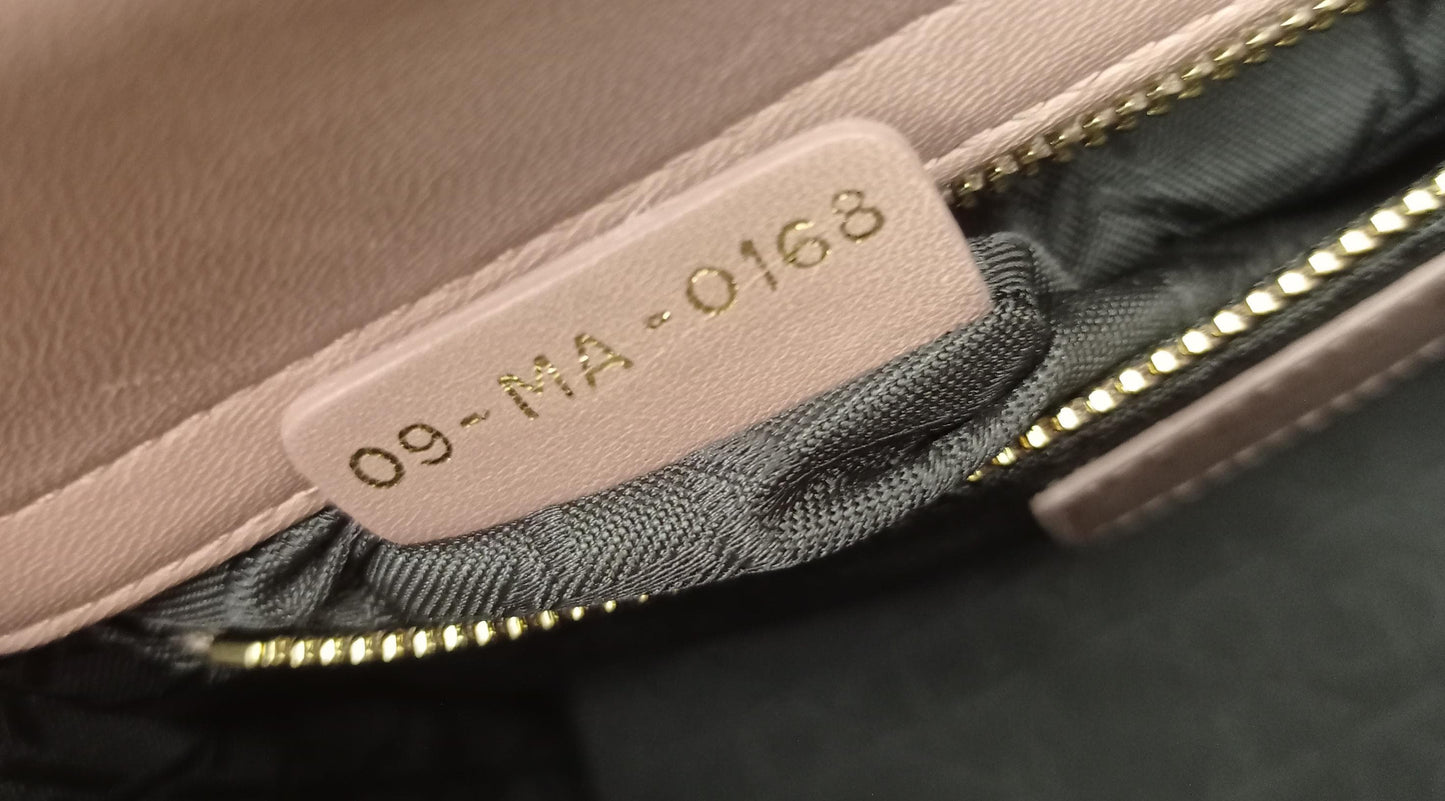 Lady Dior Small Lamb Fard GHW 2018