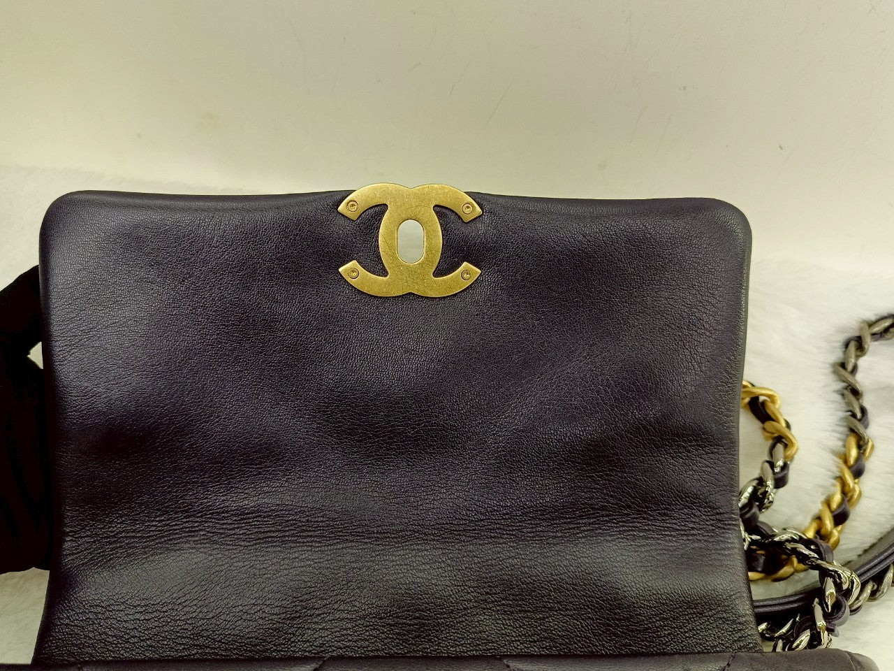 Chanel C19 Small Dark Purple GHW #30