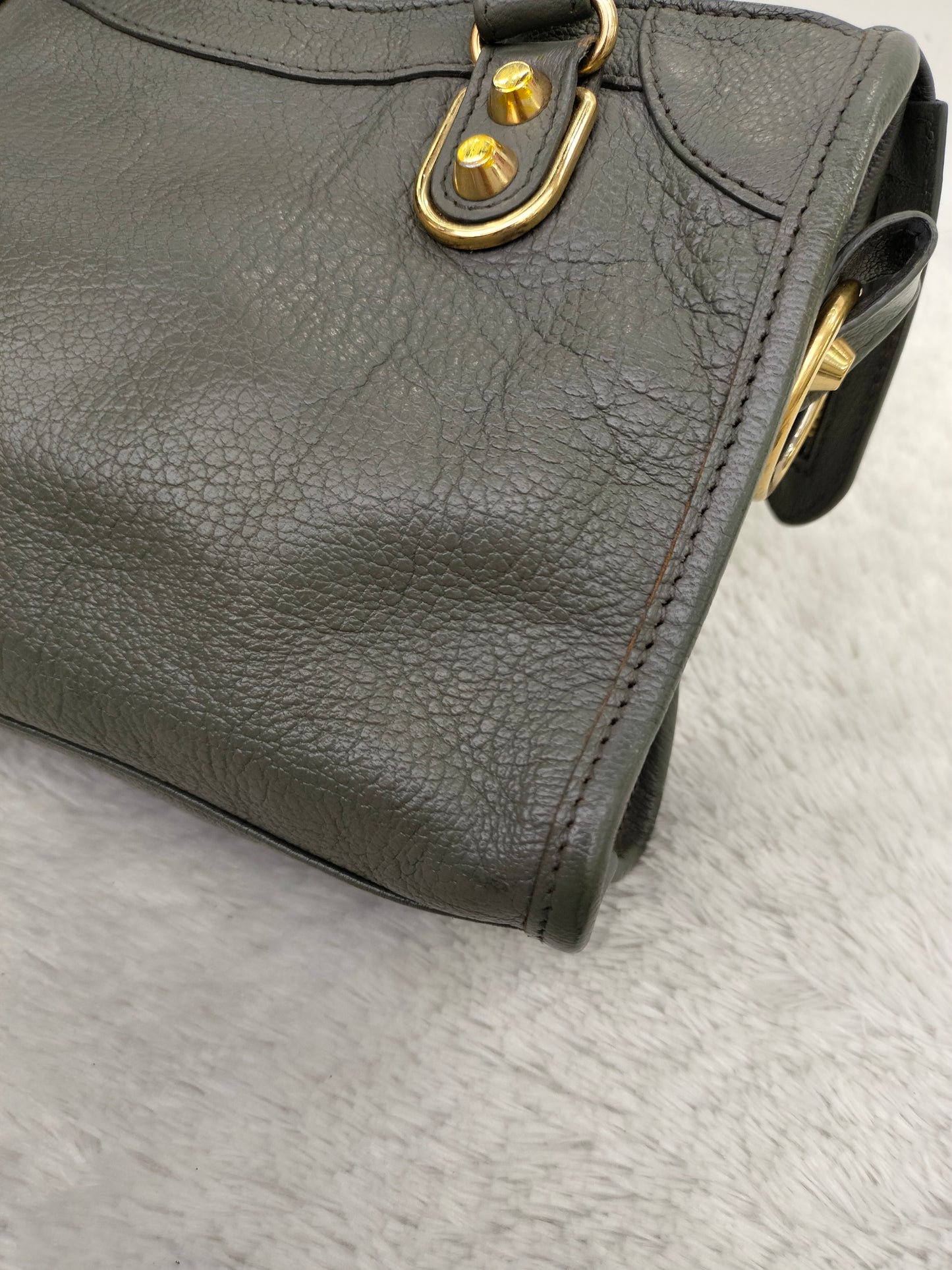 Balenciaga Mini City Edge Grey GHW