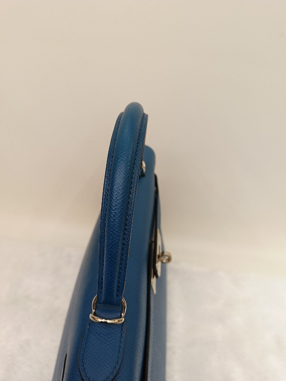 Kelly32 Epsom Sellier Bleu Izmir PHW #R square