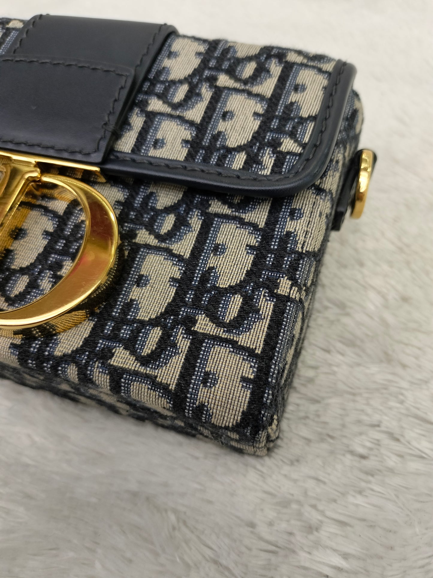 Dior Montaigne Box Oblique Navy GHW 2020