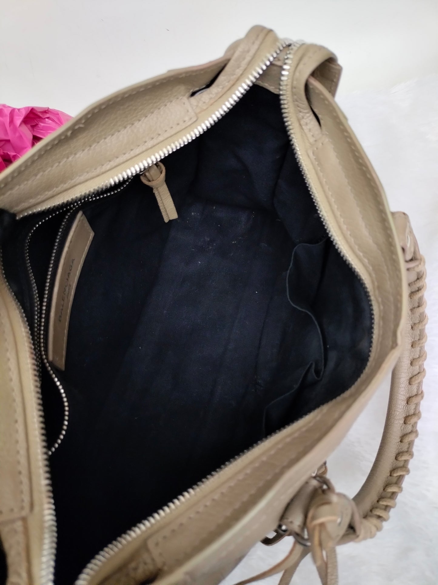 Balenciaga Small City Edge Taupe SHW 2017
