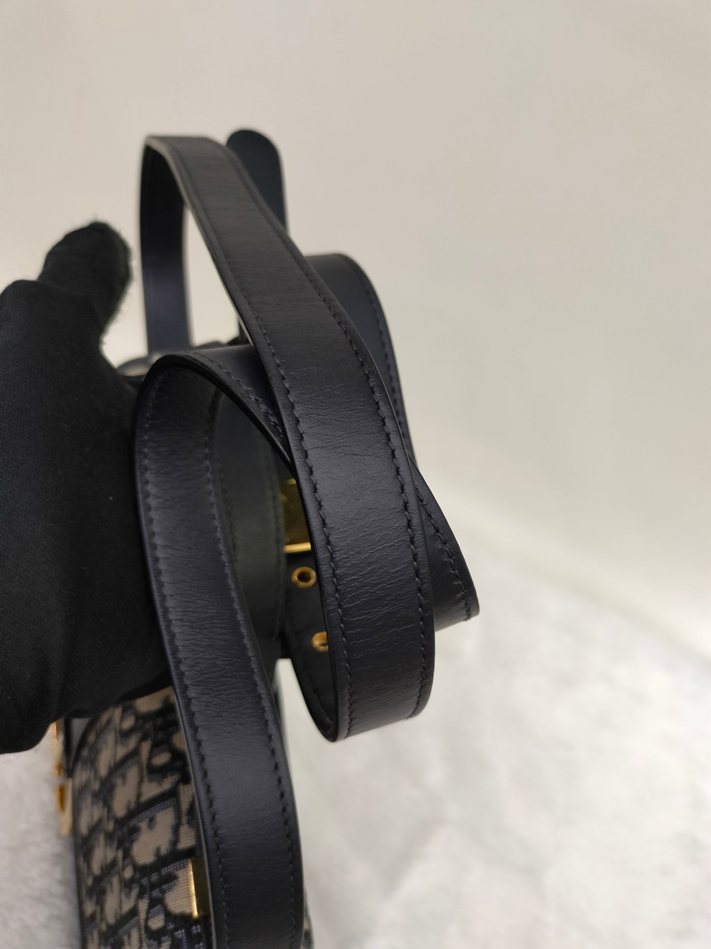 Dior Montaigne 30 Medium Oblique Navy GHW 2019