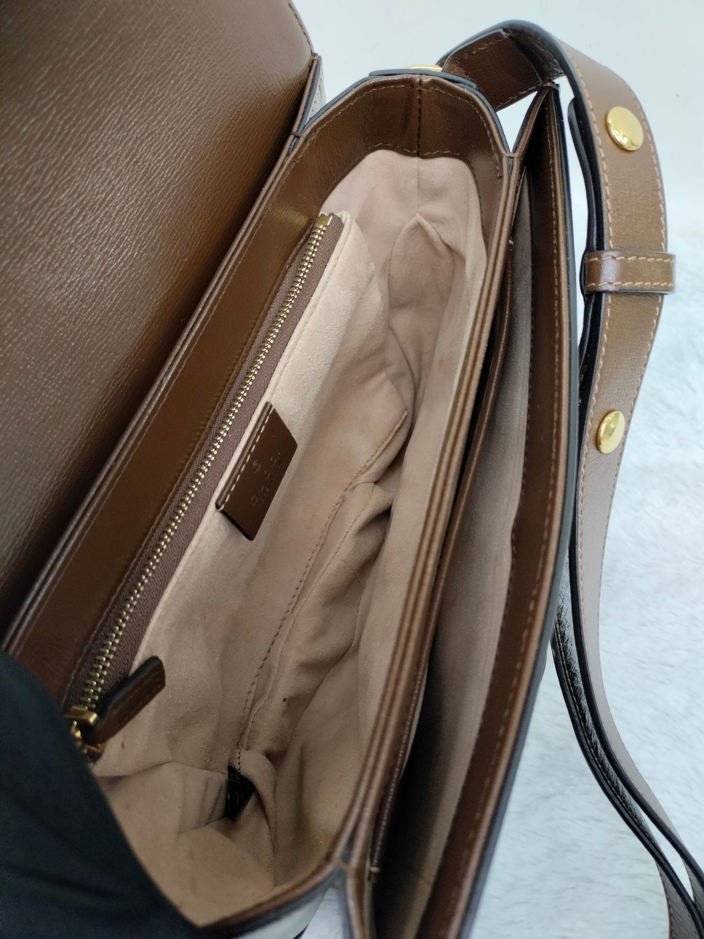 Gucci Horsebit 1955 Shoulder Medium Brown GHW