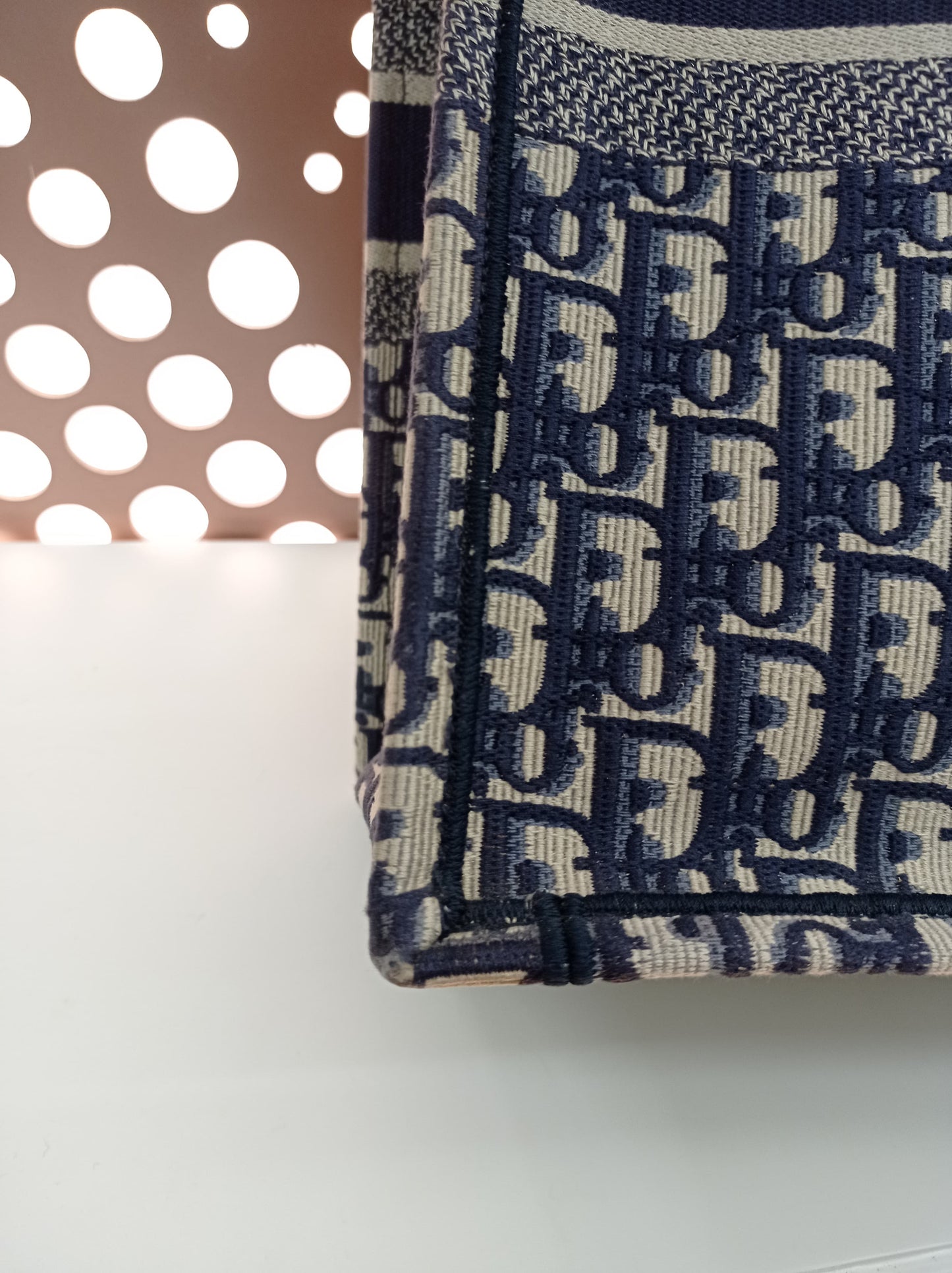 Dior Book Tote Large Oblique Navy 2019
