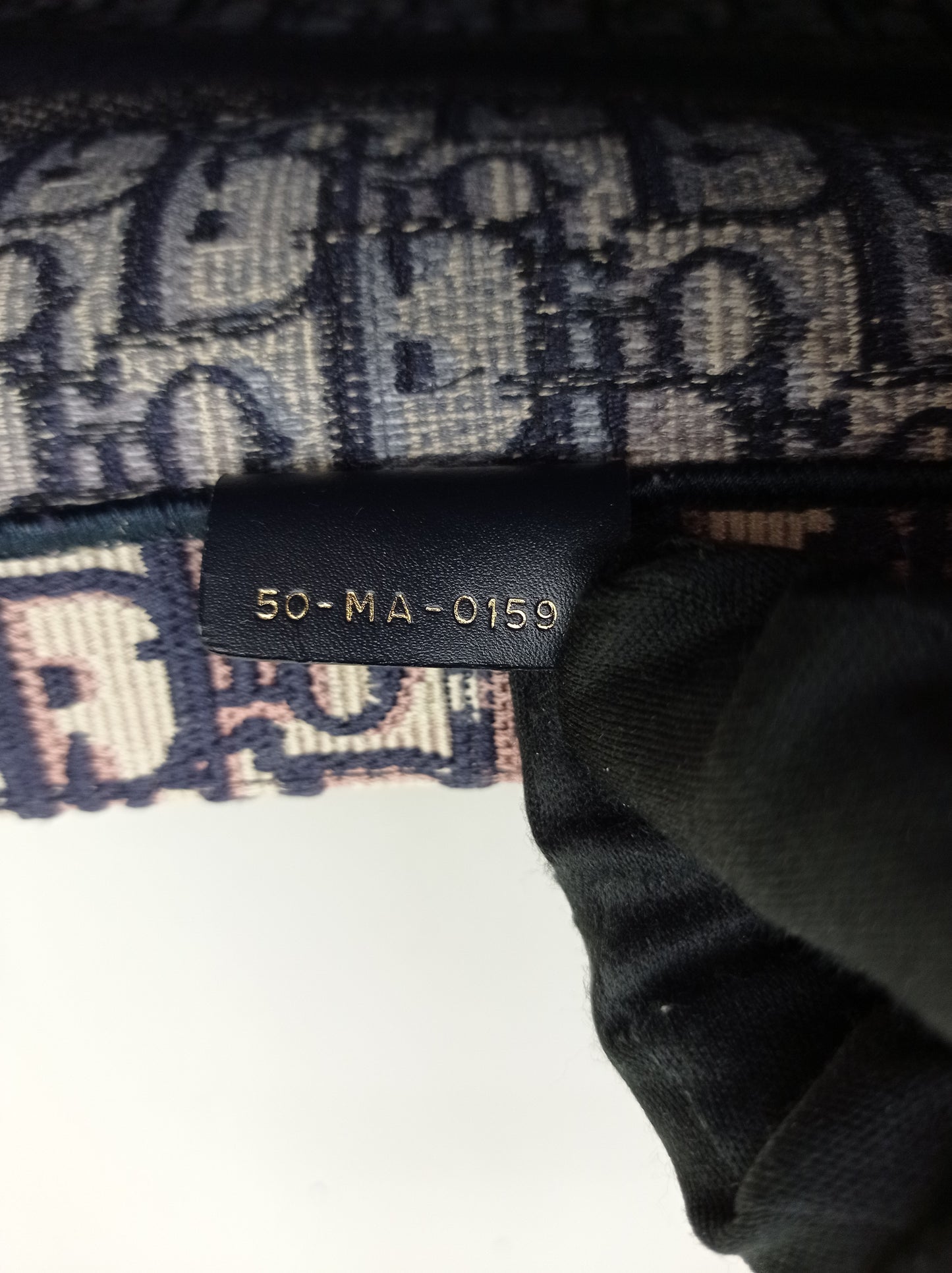 Dior Tote Book Medium Oblique Navy 2019