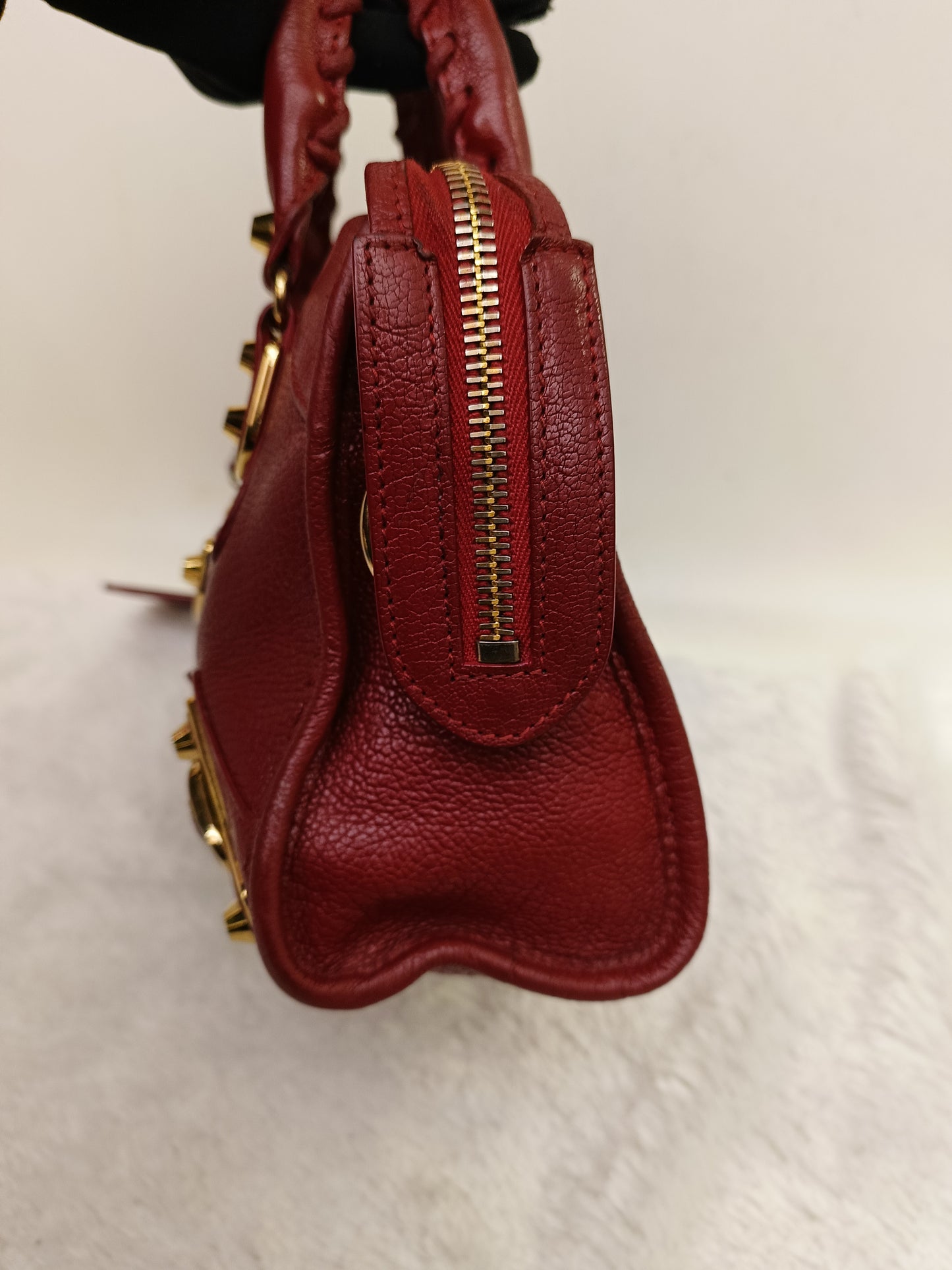 Balenciaga Mini City Edge Red GHW 2021