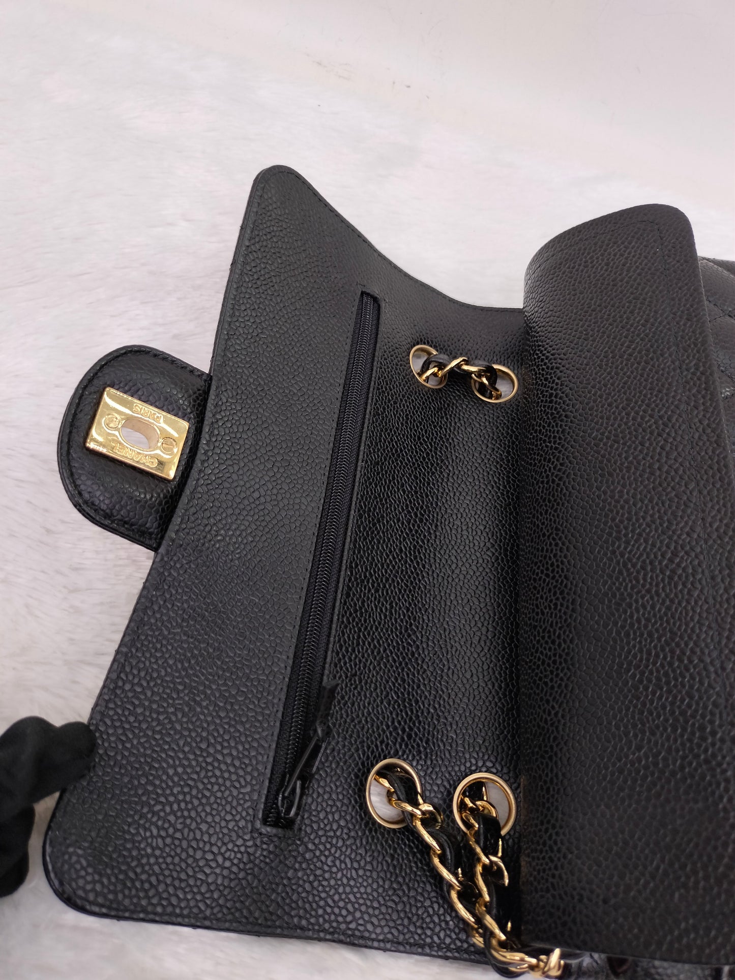 Chanel Small Caviar Black GHW DF #31