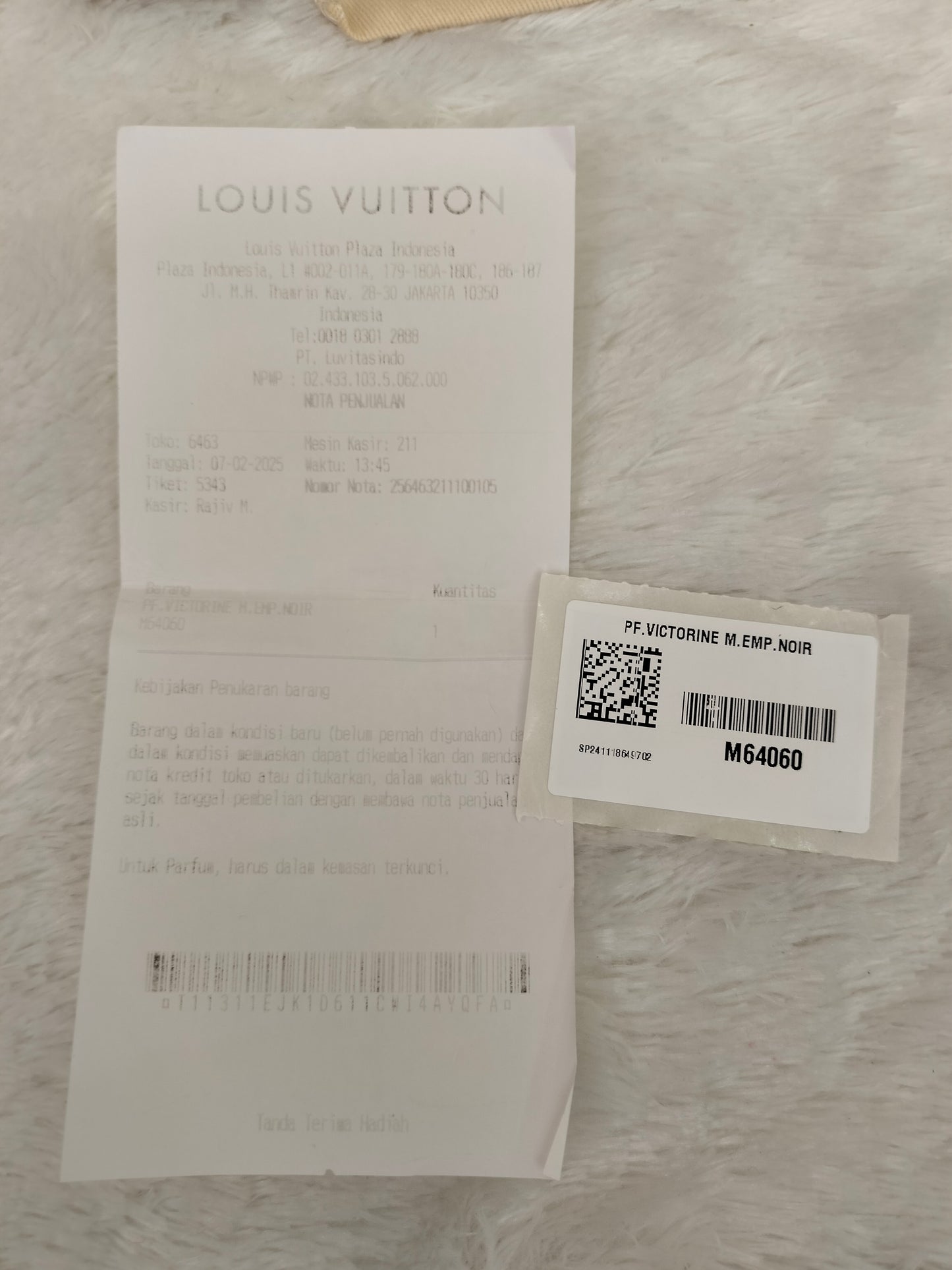 LV Portefeuille Victorine Monogram Empreinte Noir 2025 (CHIP)