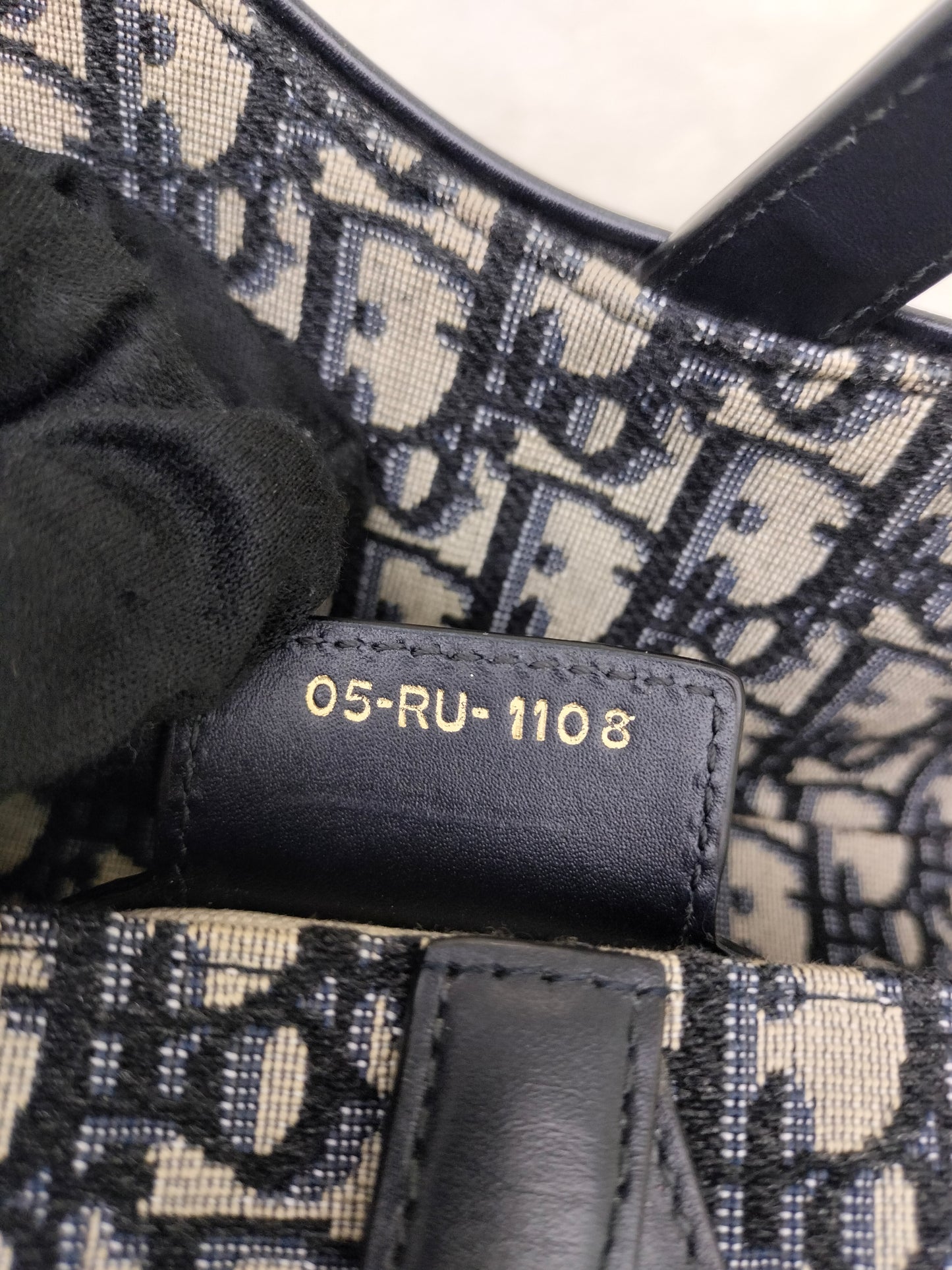 Dior Saddle Medium Oblique Navy GHW 2018