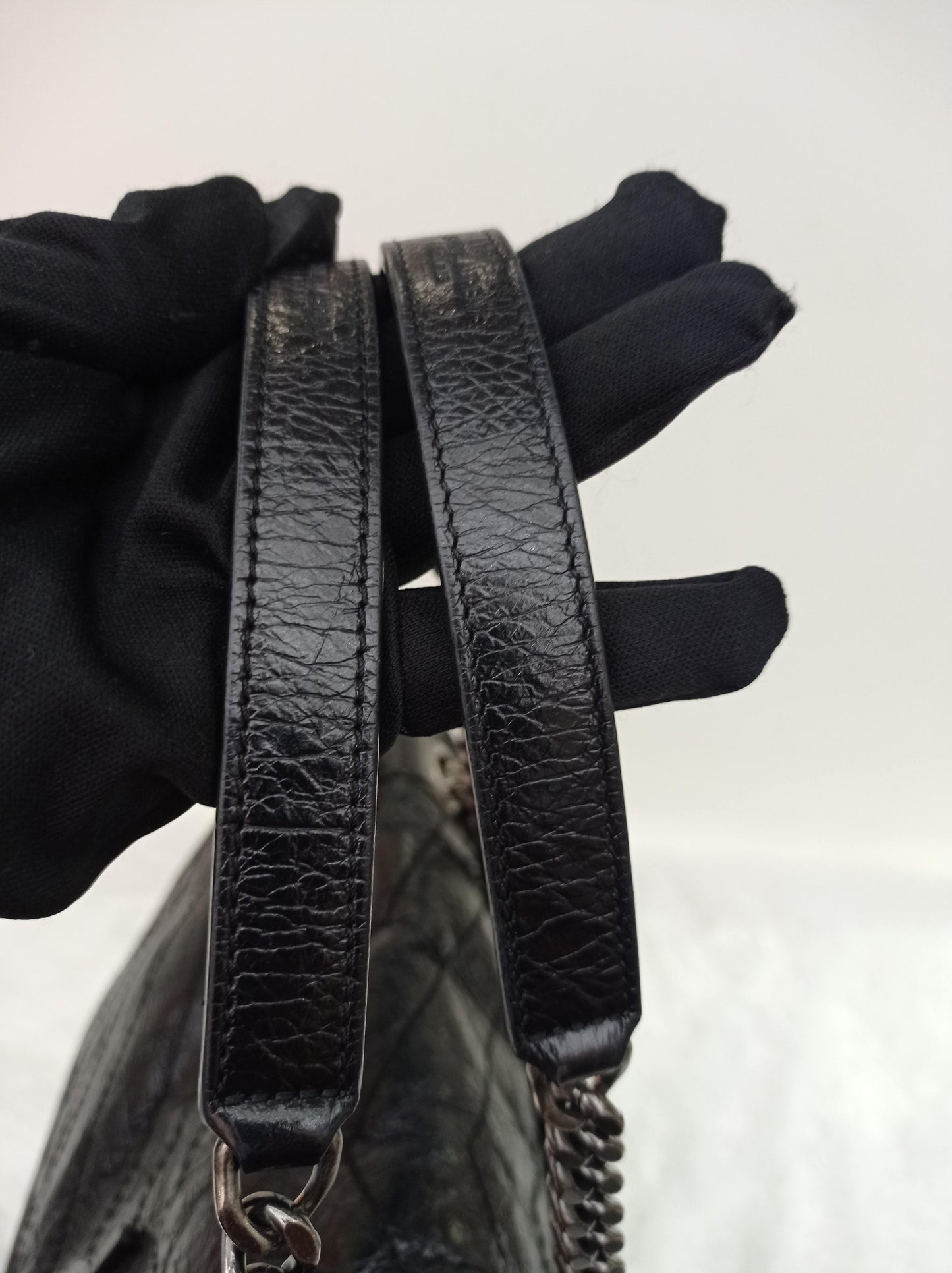 YsL Niki Large Calfskin Black RHW 2018