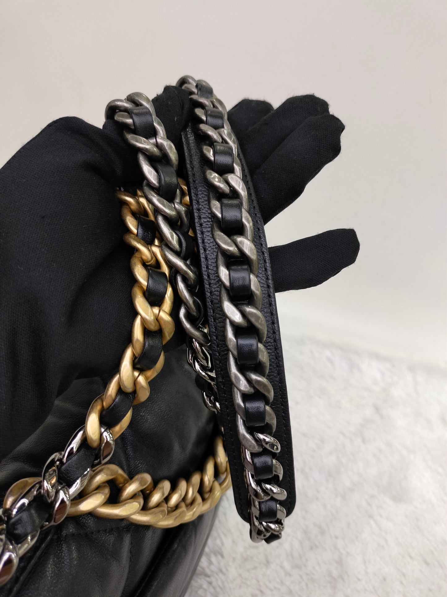 Chanel C19 Small Black GHW #30