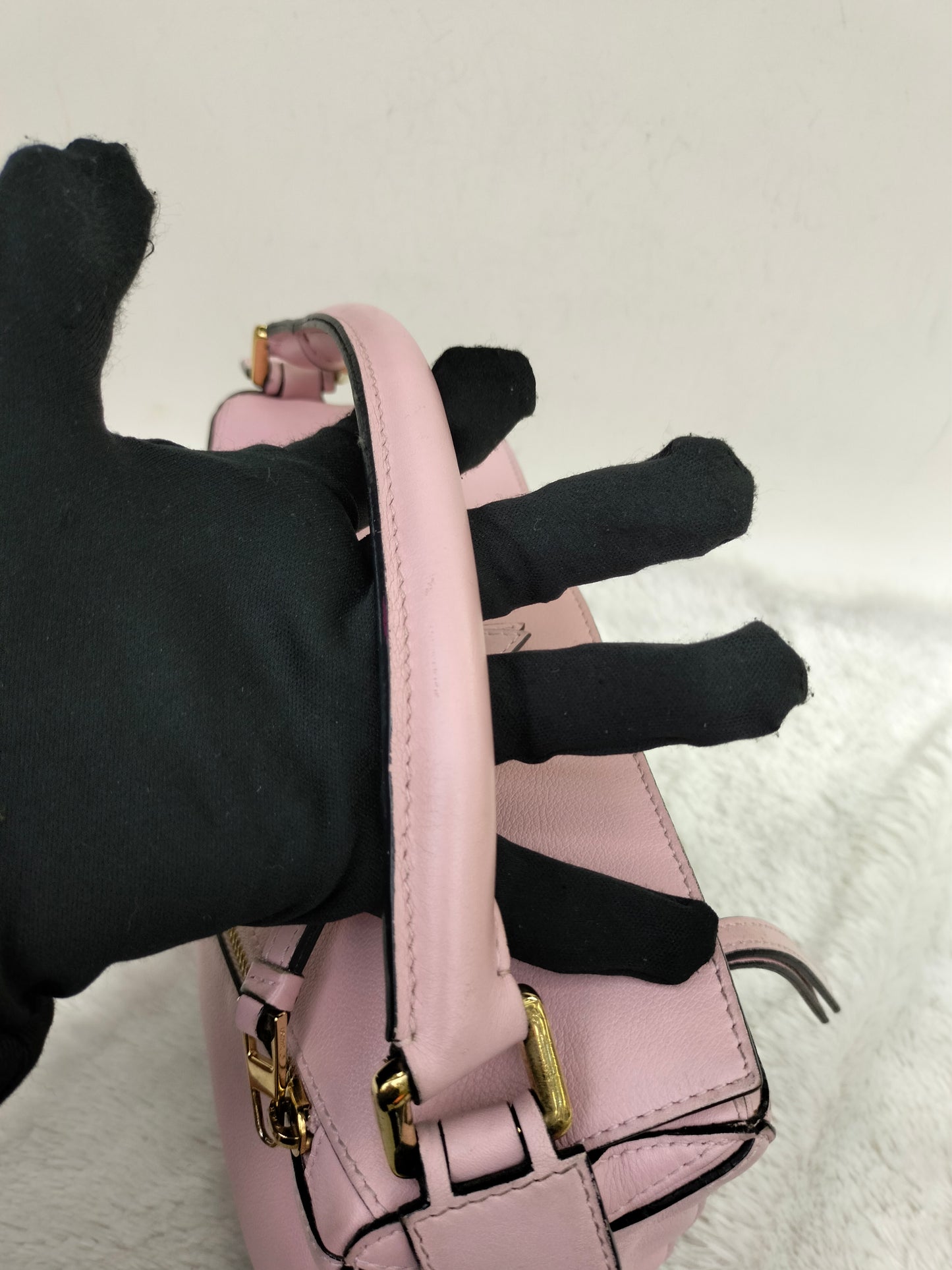Loewe Puzzle Small Baby Pink GHW 2015