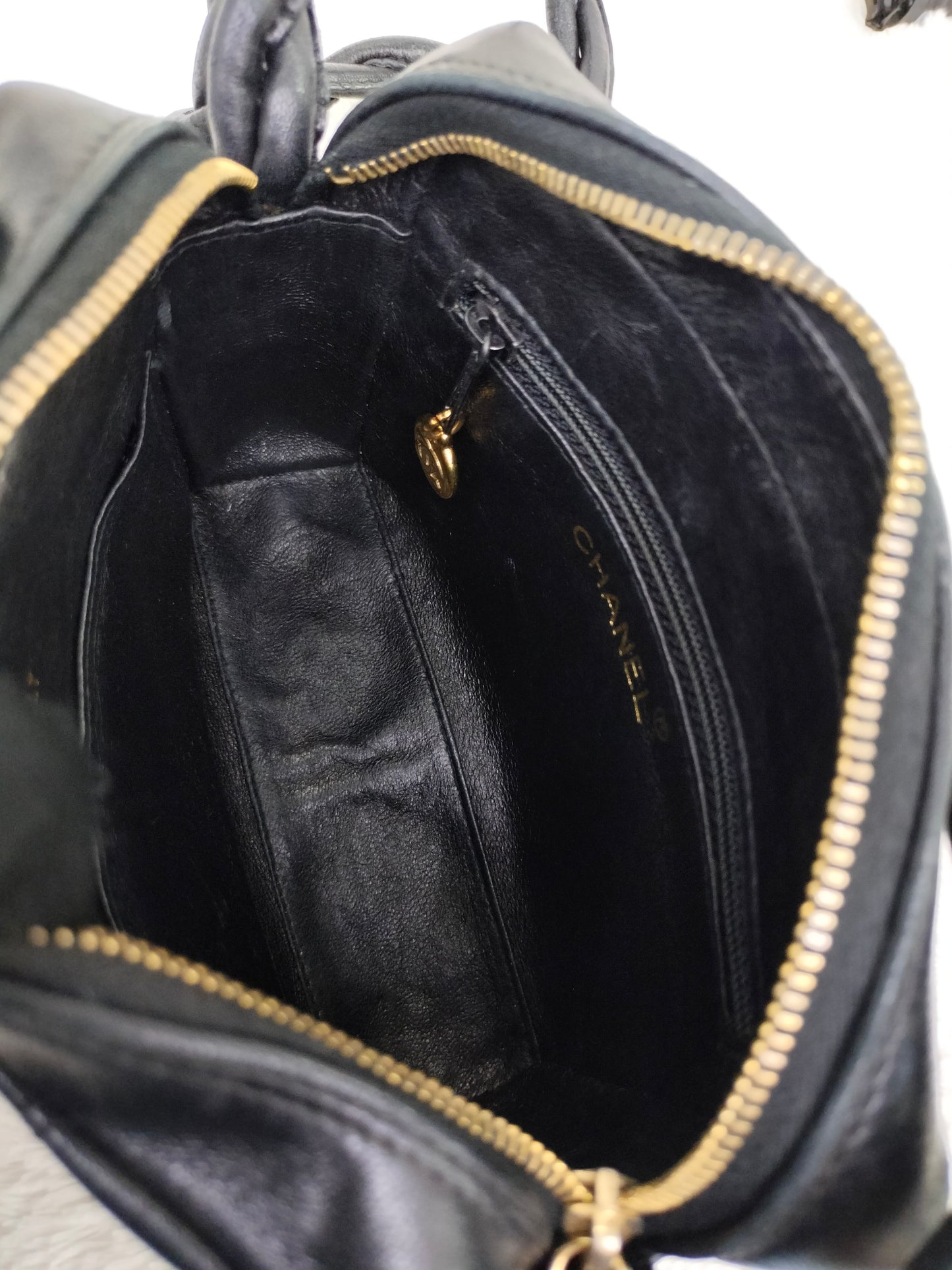 Chanel Camera Mini Twisted Lamb Black GHW #4
