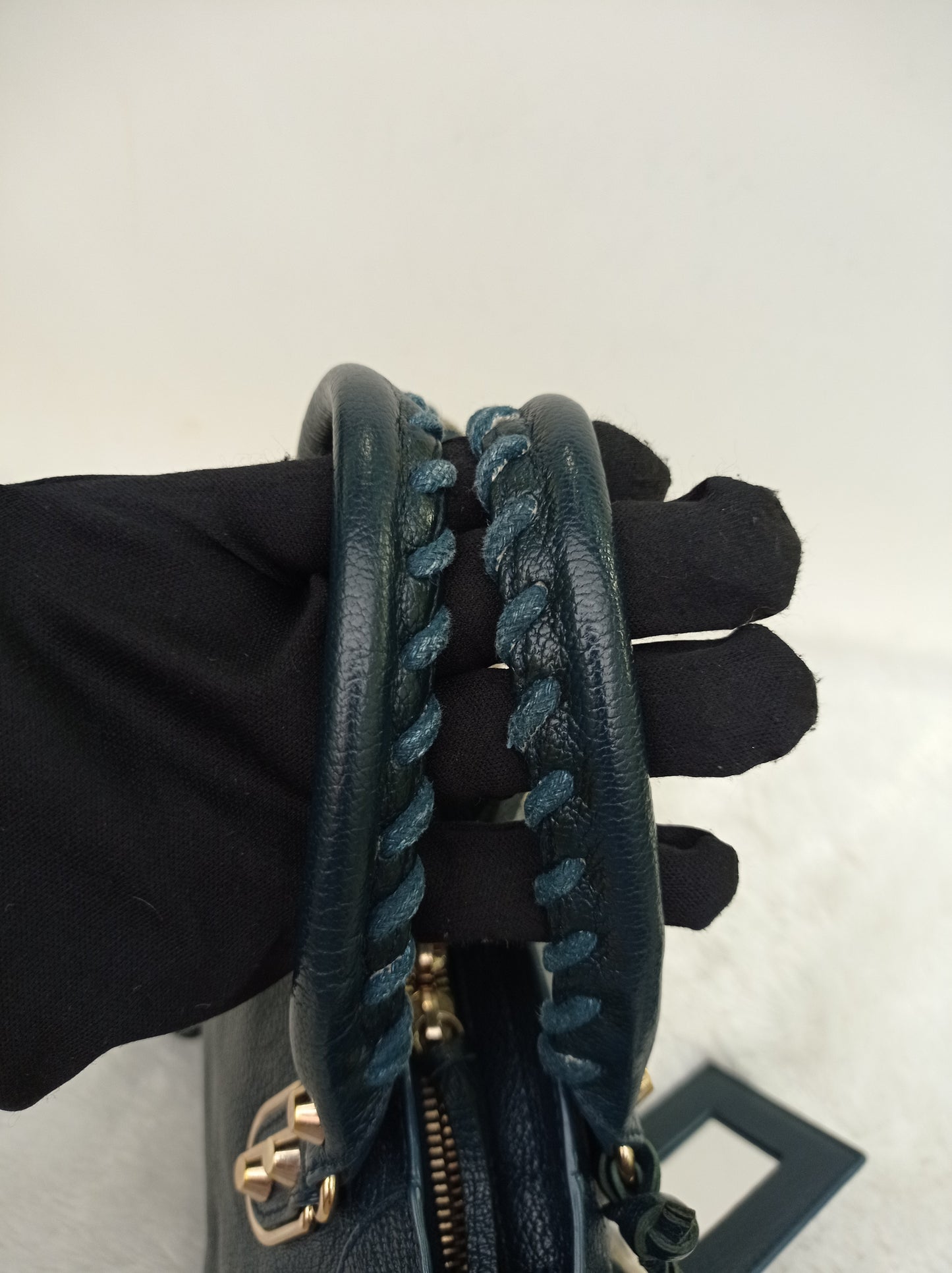 Balenciaga Mini City Edge Emerald GHW