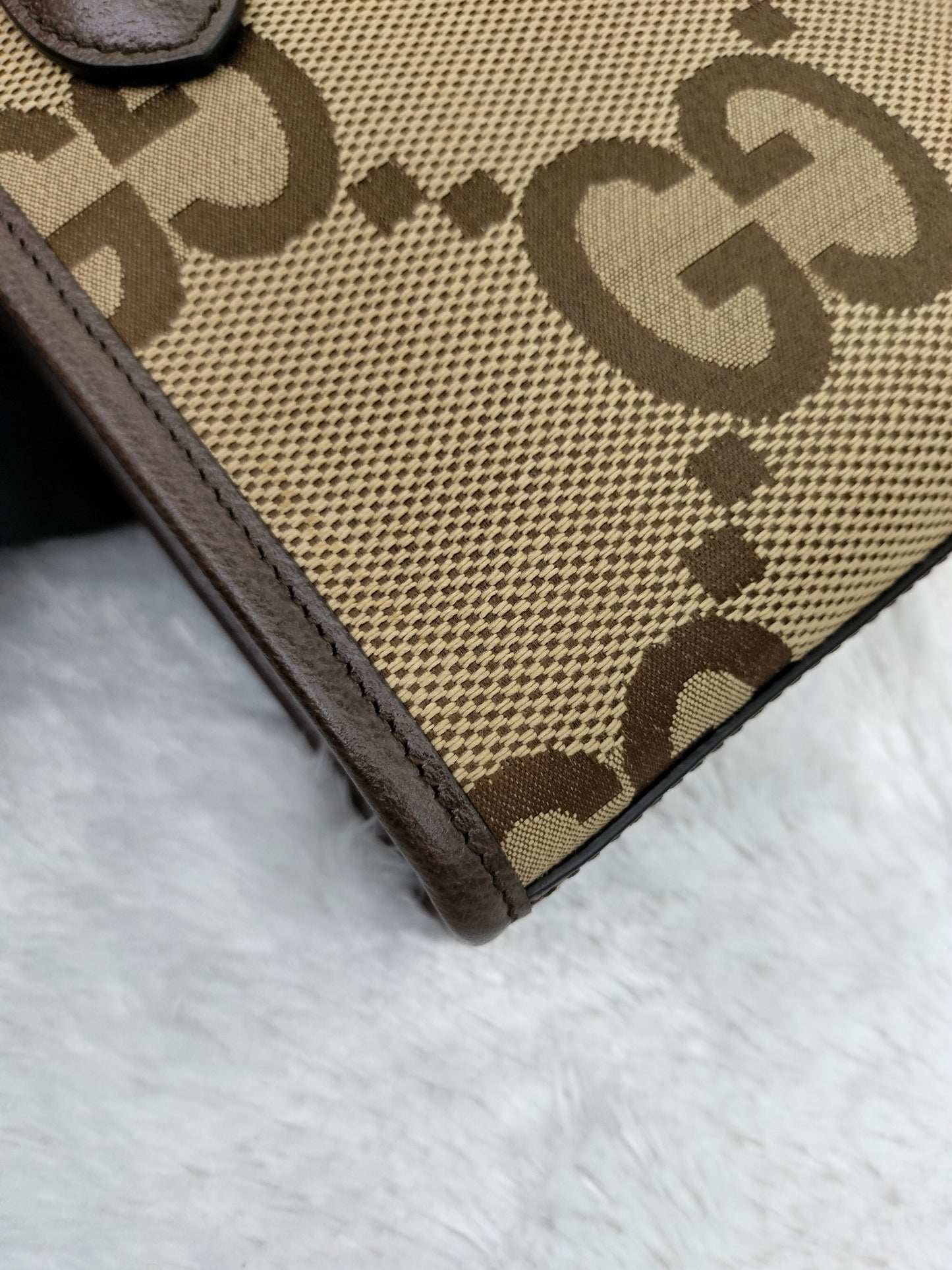 Gucci Vertical Mini Tote Brown GHW