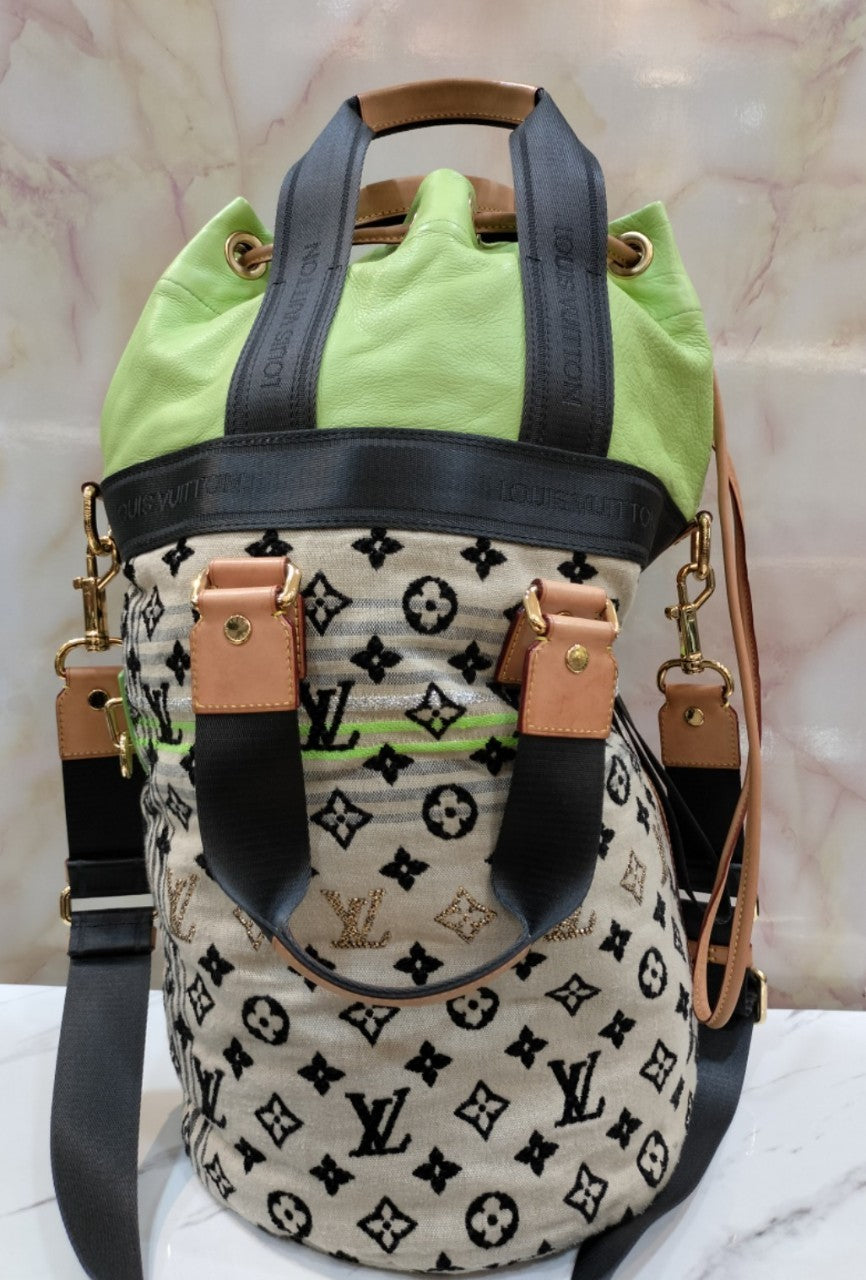 LV Gypsy PM Monogram Cheche Vert Green 2009
