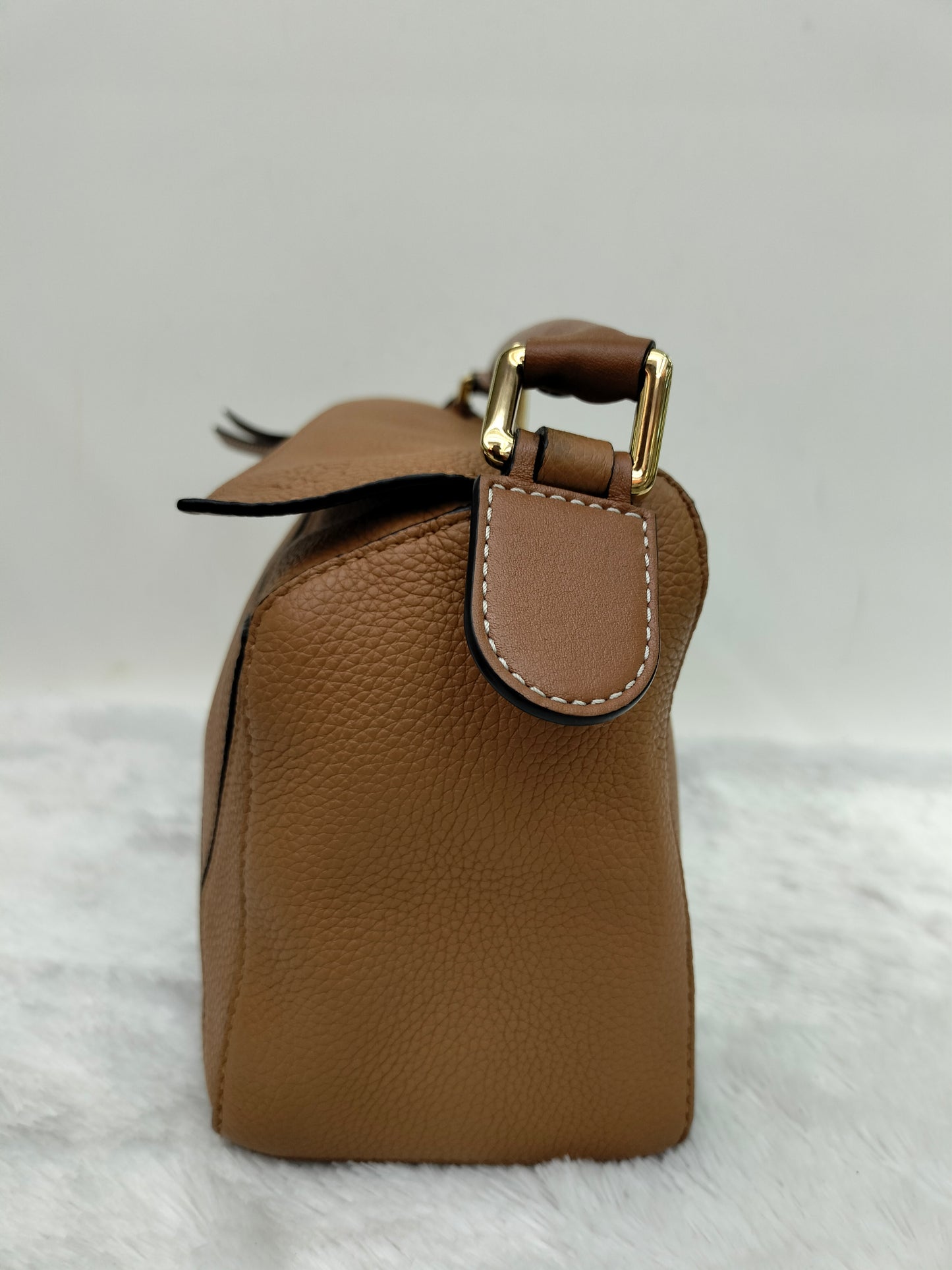 Loewe Puzzle Small Grained Caramel GHW 2020