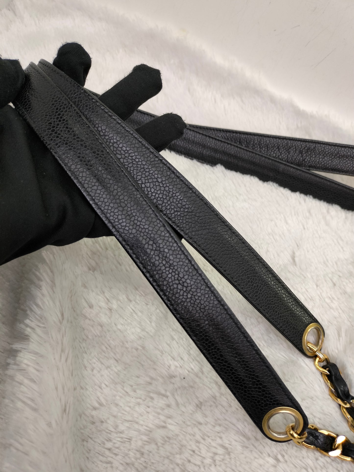 Chanel Timeless Tote Shoulder Caviar Calfskin Black GHW (broken holo)