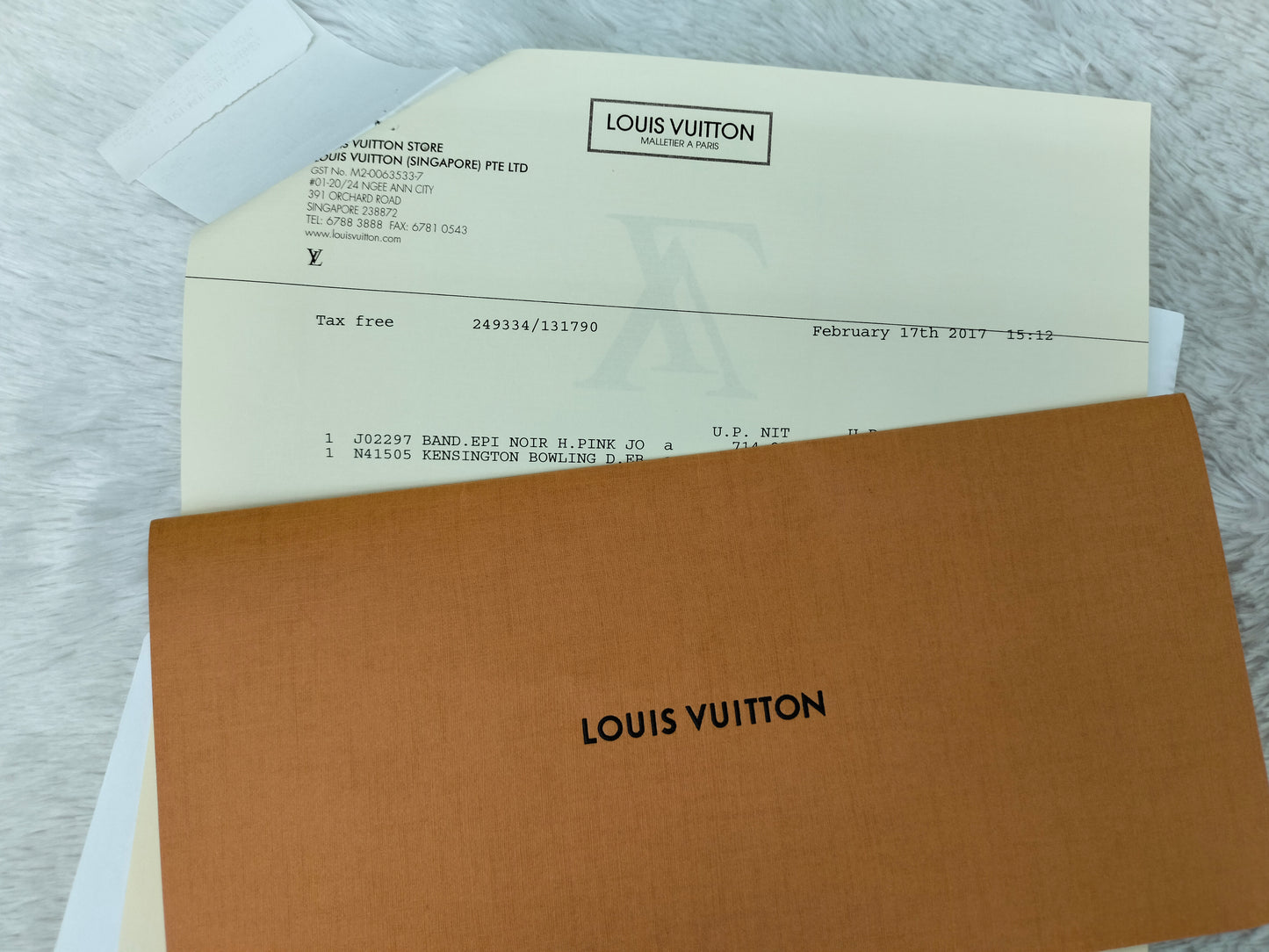 LV Kensington Bowling Damier 2017