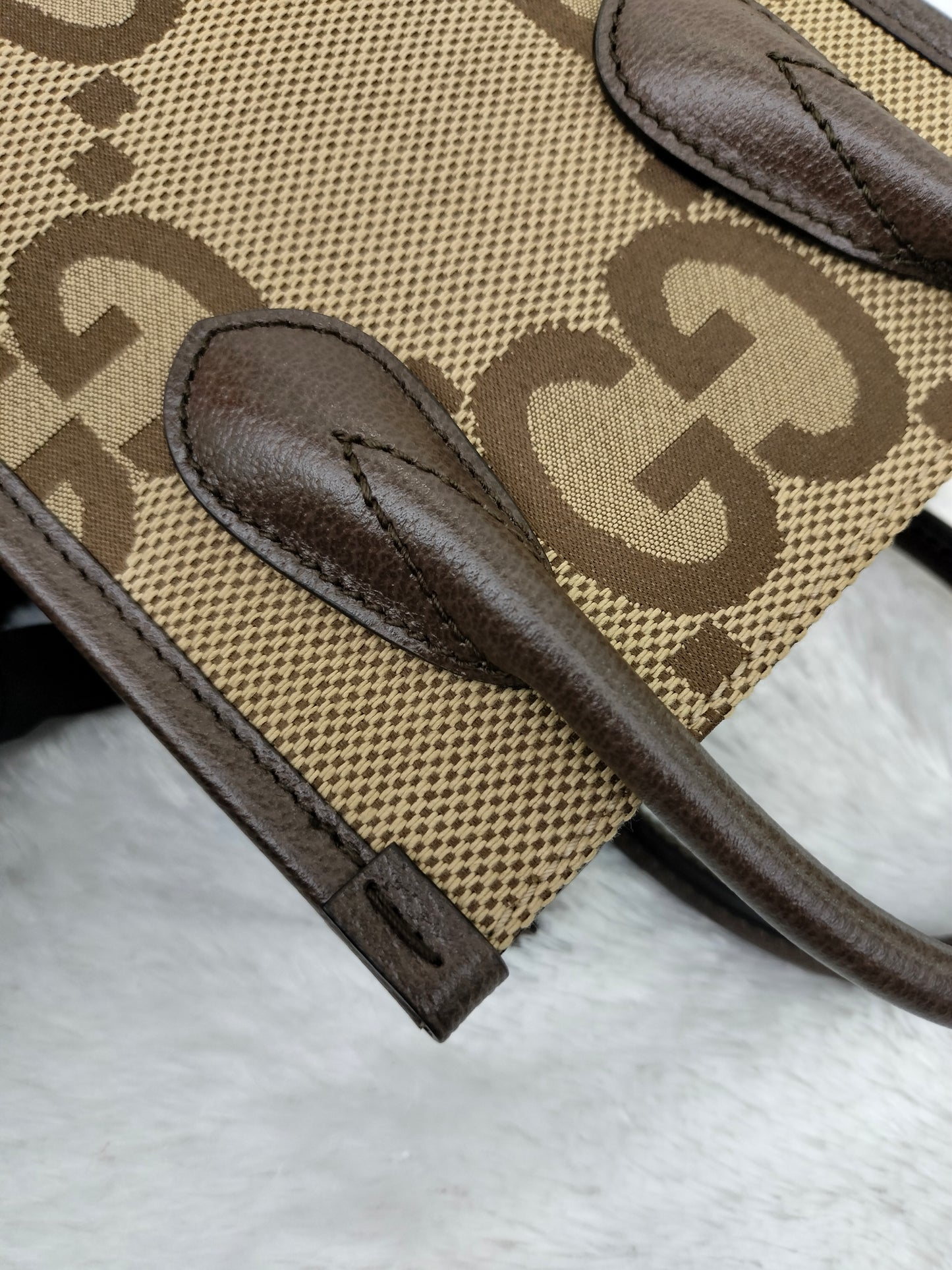 Gucci Vertical Mini Tote Brown GHW