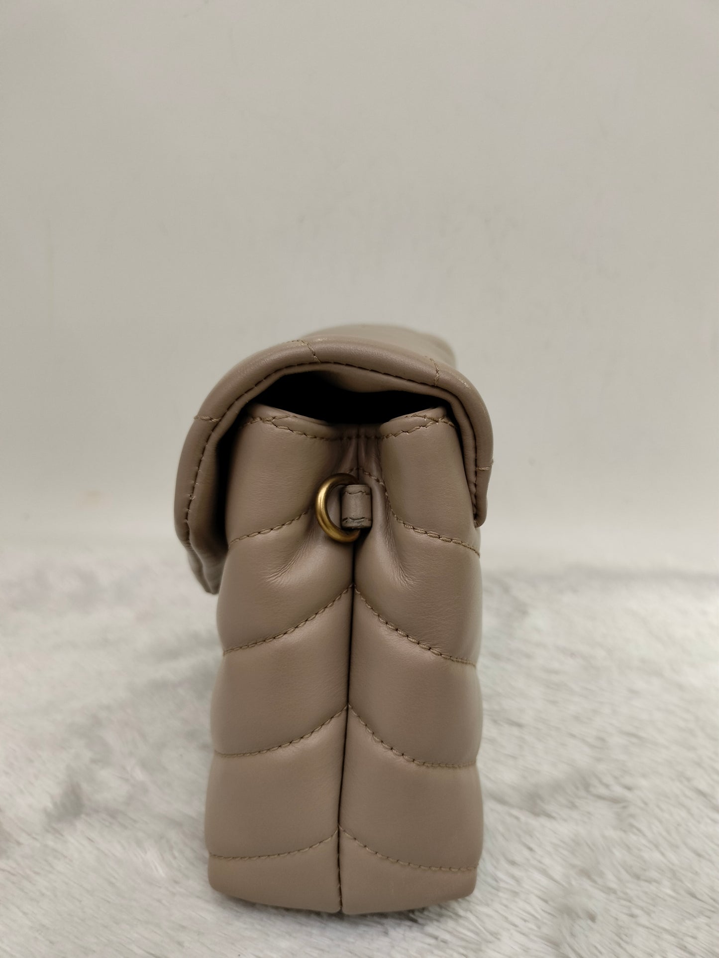 YsL Lou Lou Toy Chevron Beige GHW 2022