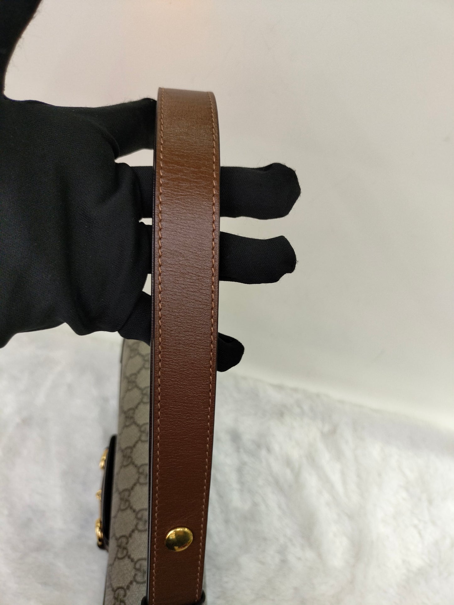 Gucci Horsebit 1955 Shoulder Medium Brown GHW