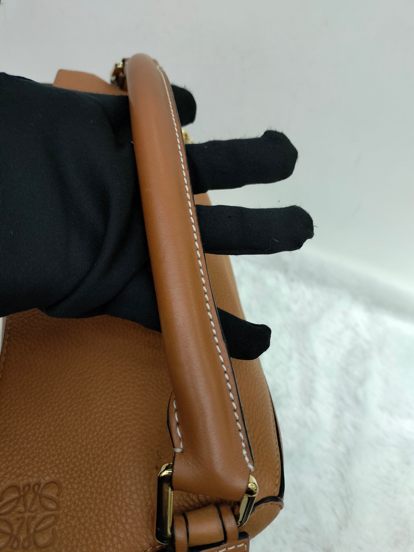 Loewe Puzzle Medium Grained Tan GHW 2018