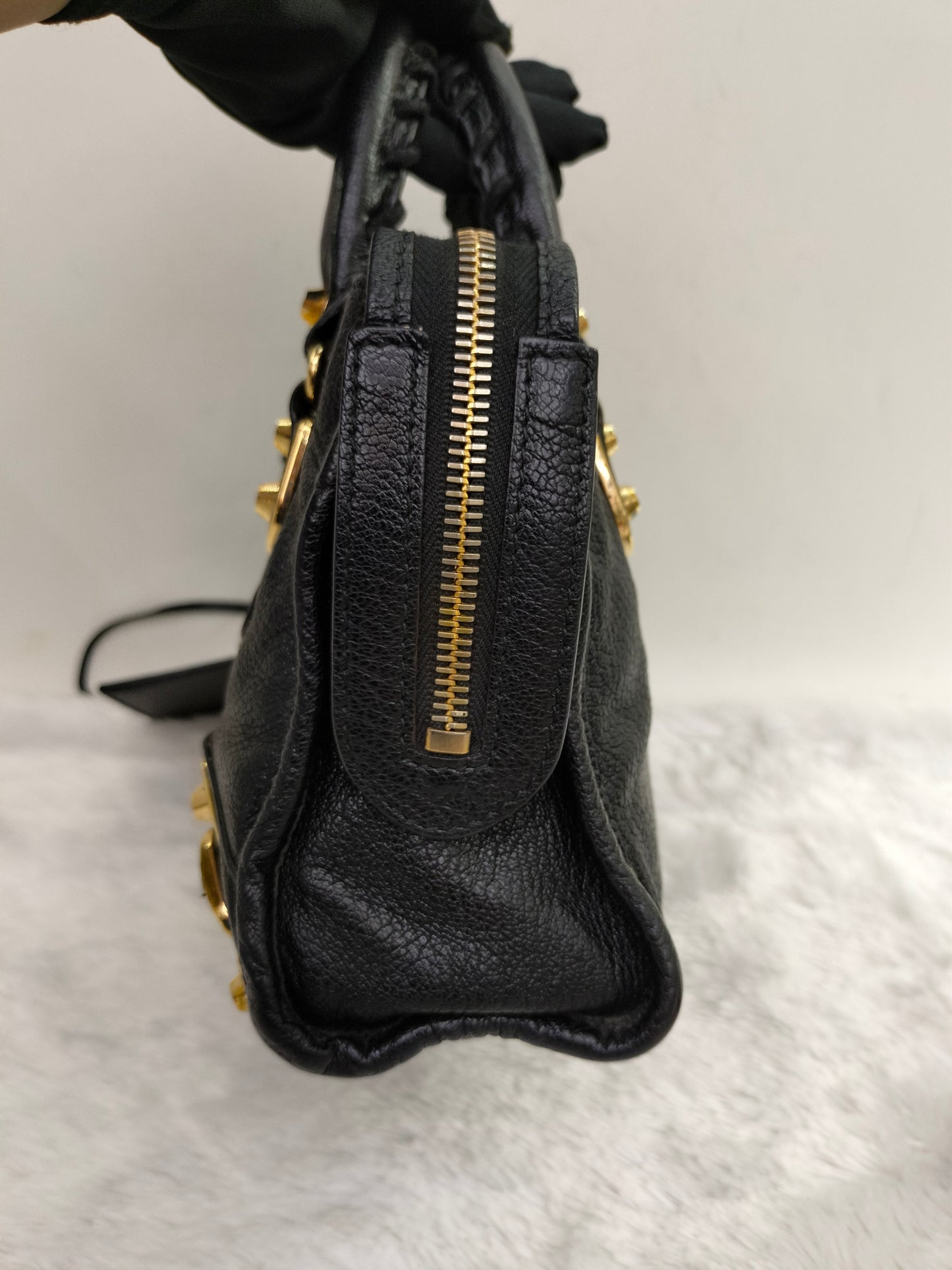 Balenciaga Mini City Edge Black GHW