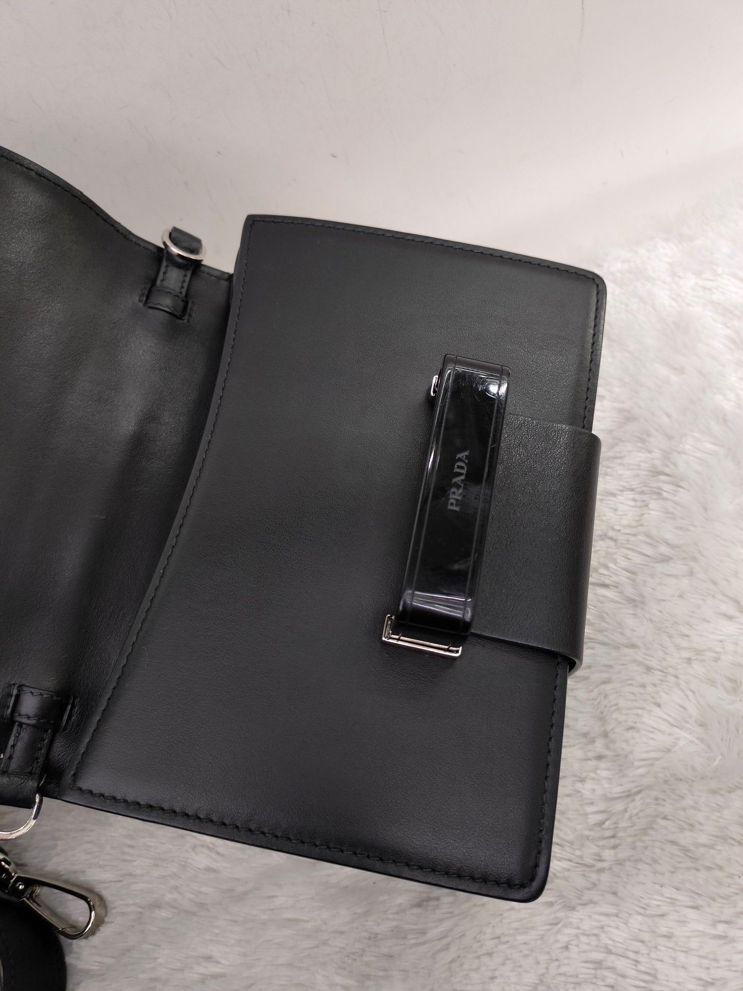Prada City Calf Nero SHW 2017