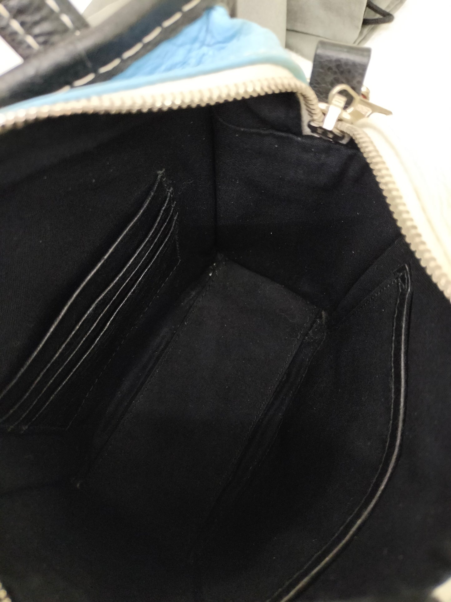 Balenciaga Bazaar XXS Stripe Tote Bicolor SHW