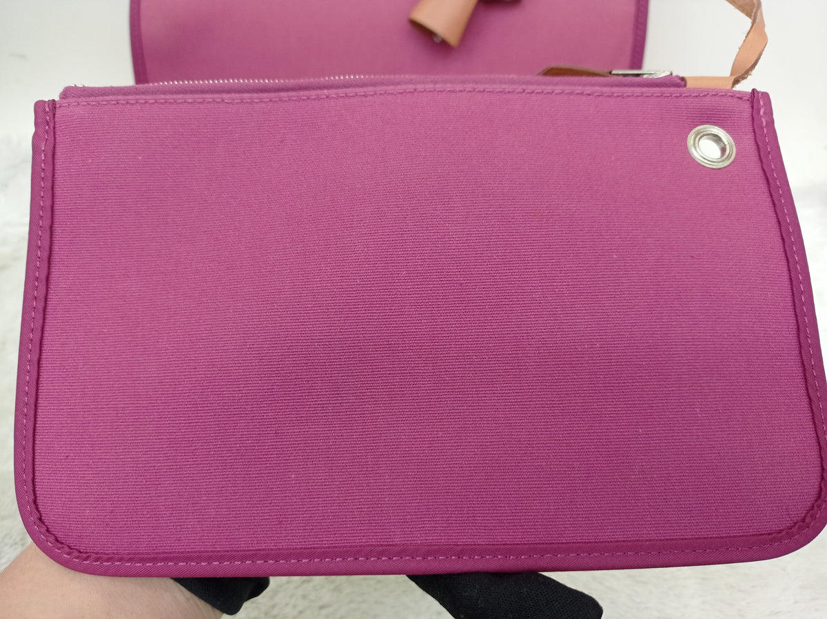 HB31 Canvas Magnolia Flap Beige PHW #O square