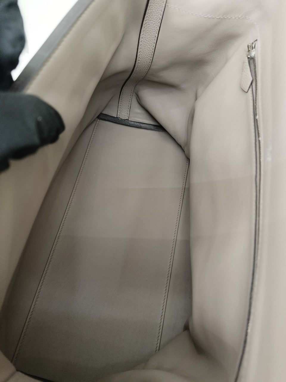 Hermes 2424 29cm Togo Swift Griss Asphalt PHW #C