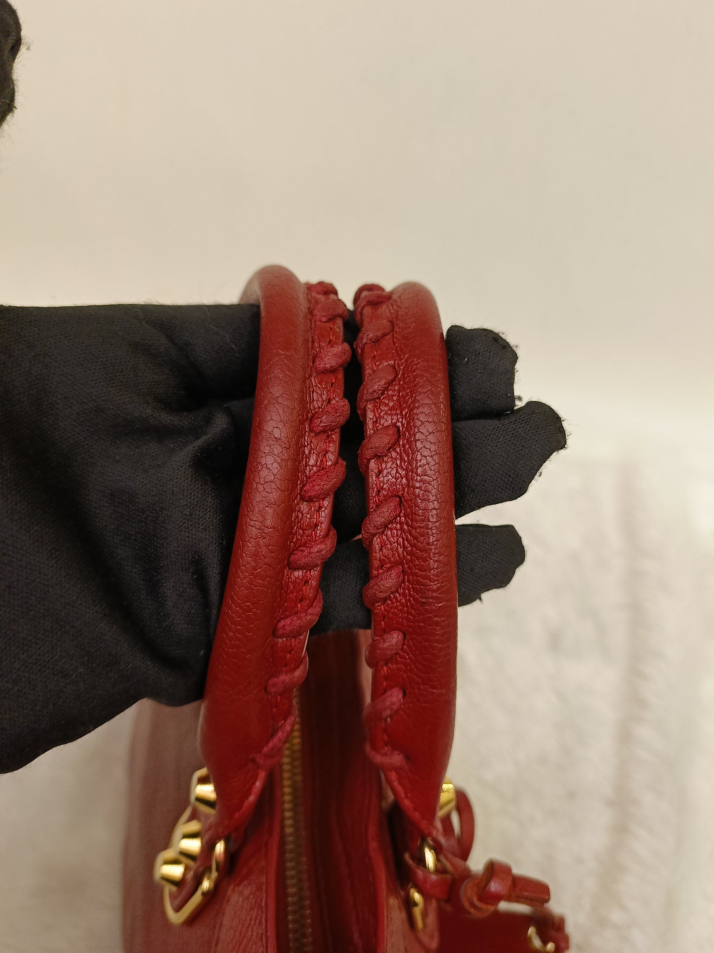 Balenciaga Mini City Edge Red GHW 2021