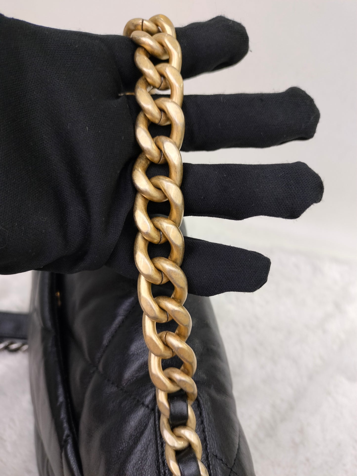 Chanel C19 Small Black GHW #30