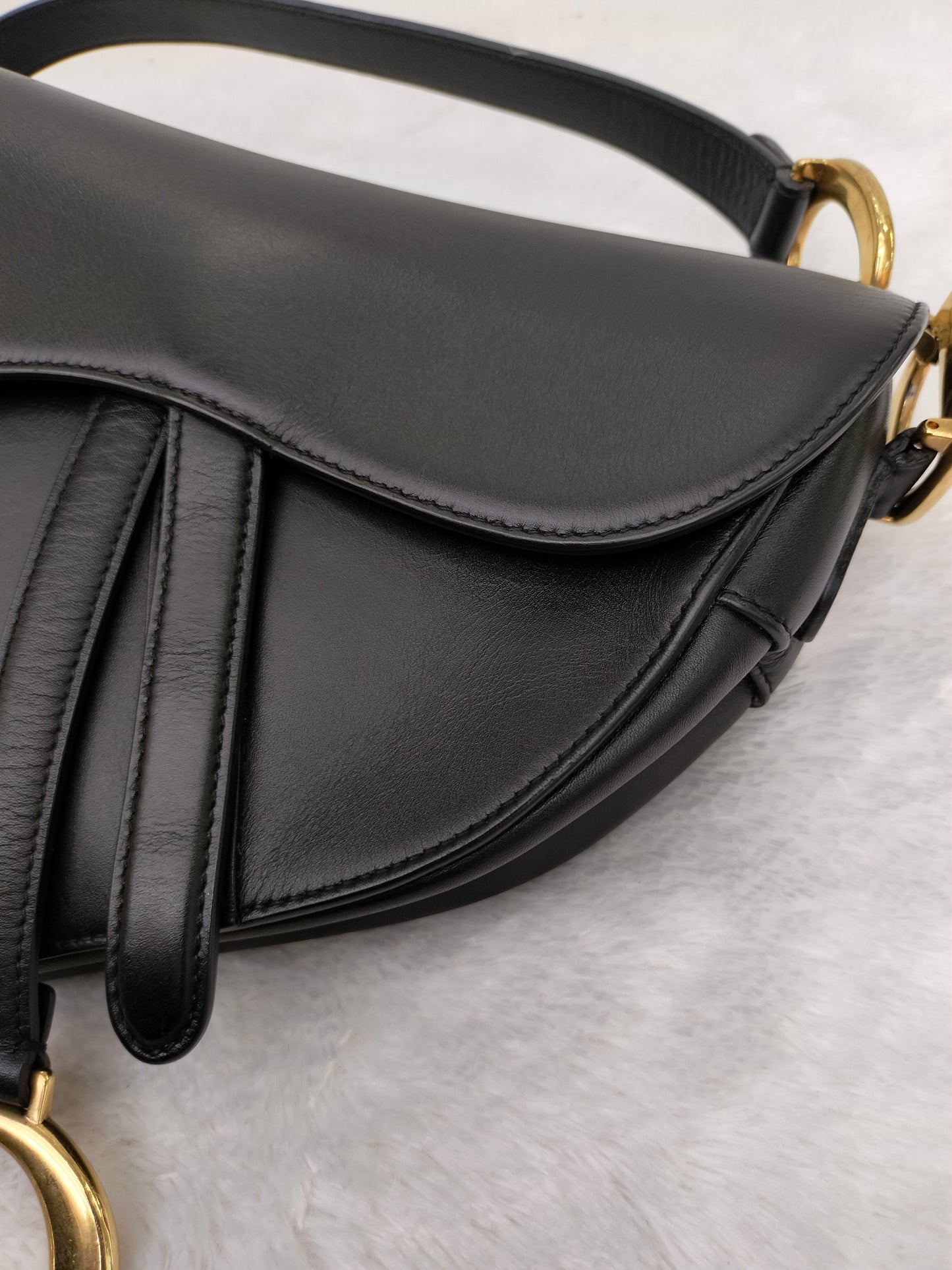 Dior Saddle Medium Black GHW 2018