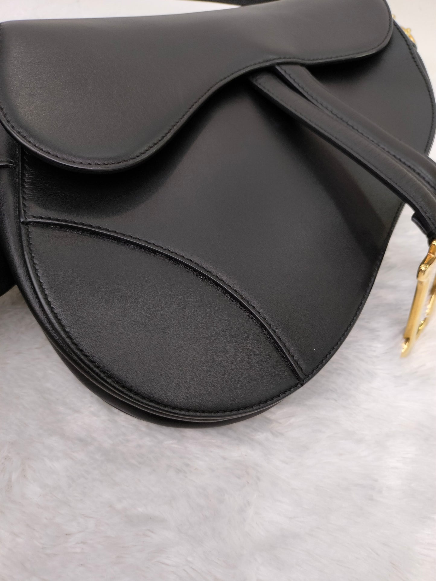 Dior Saddle Medium Black GHW 2018