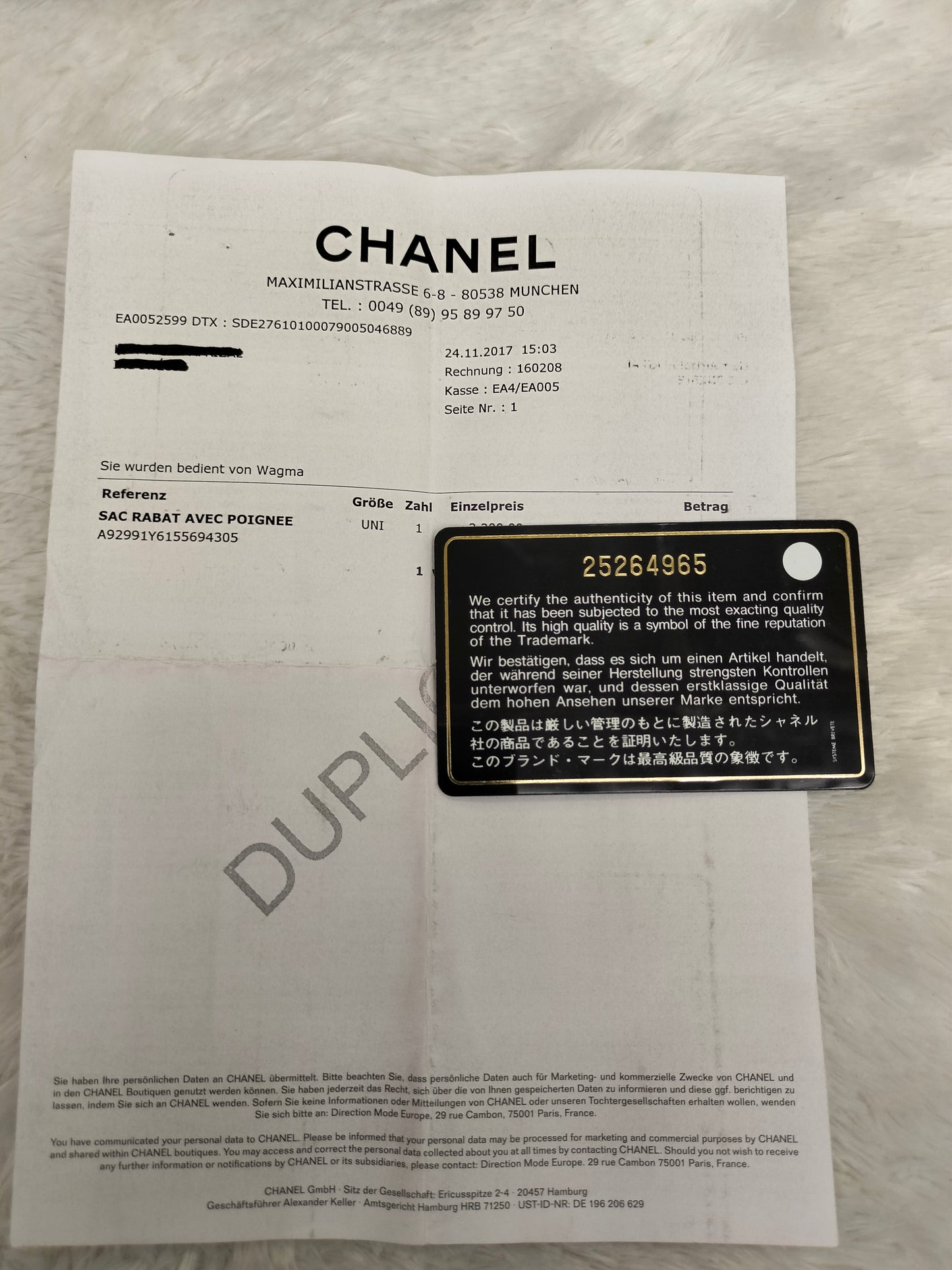 Chanel Coco Handle Medium Caviar Black GHW #25