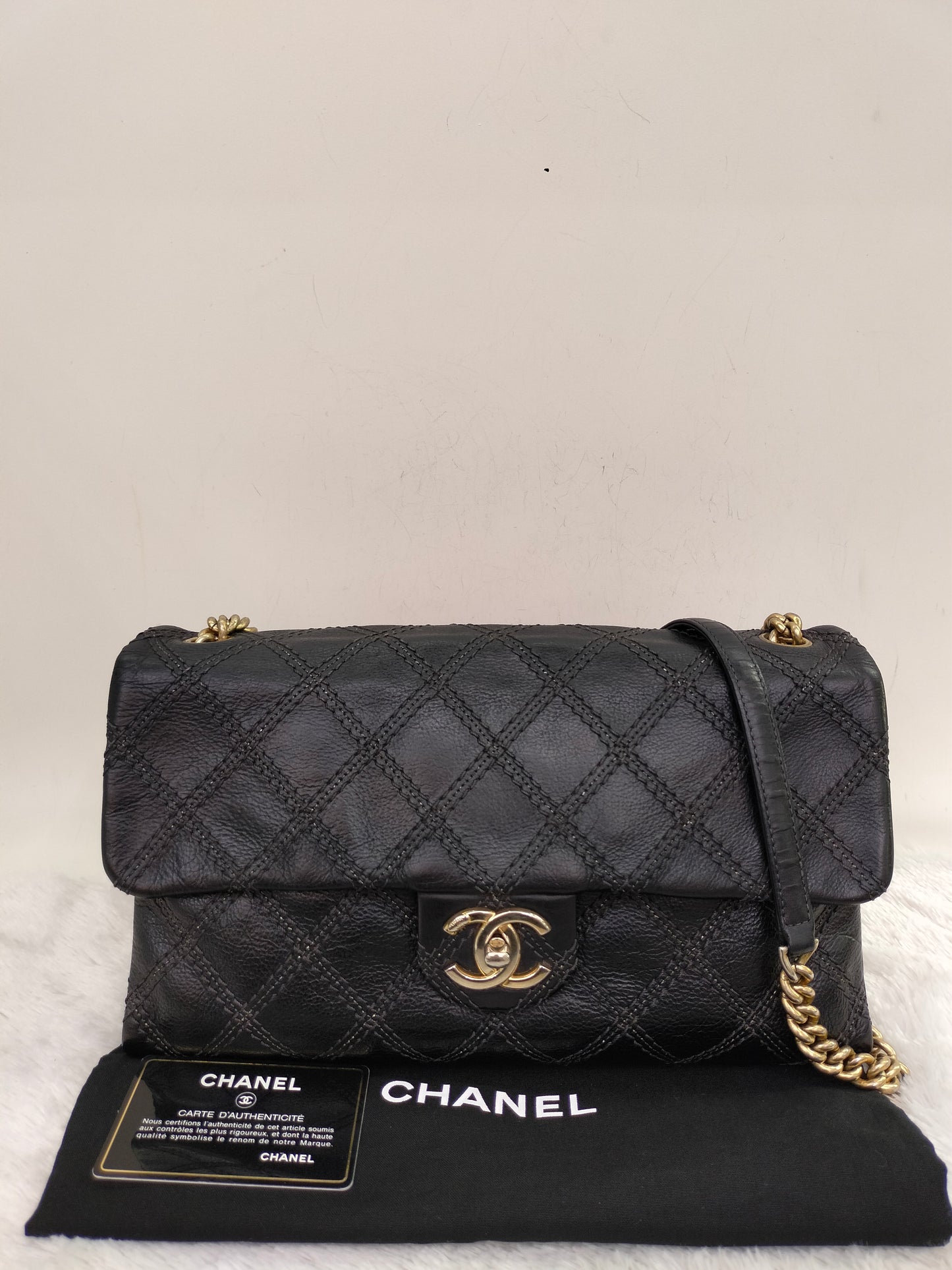 Chanel Jumbo Triple Stitched Calfskin Black GHW #19