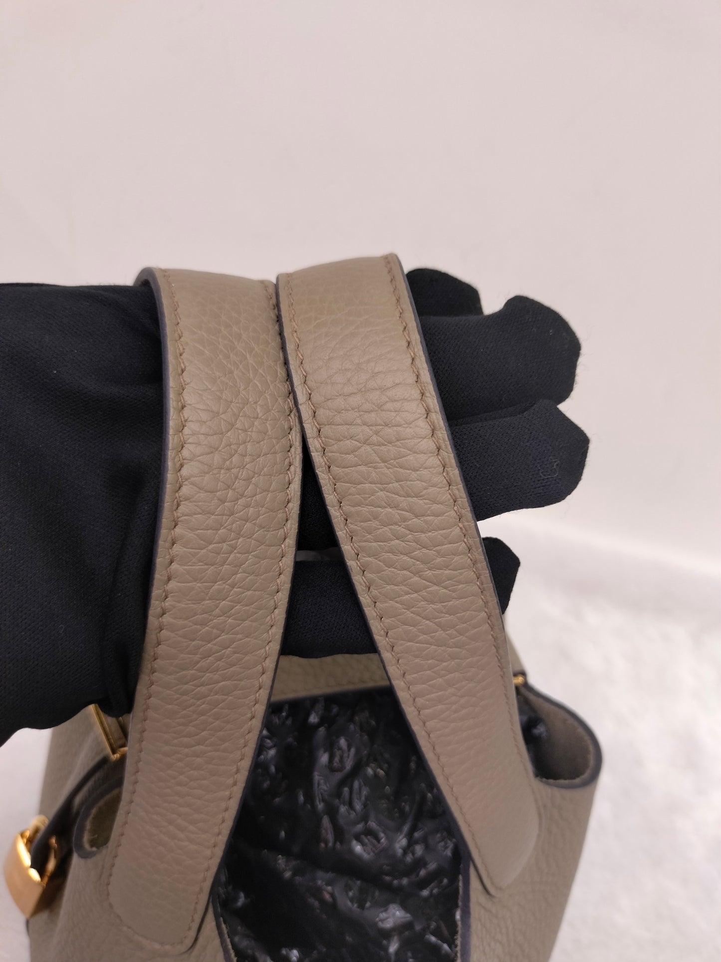 Picotin Lock 18 Clem Beige Marfa GHW #B