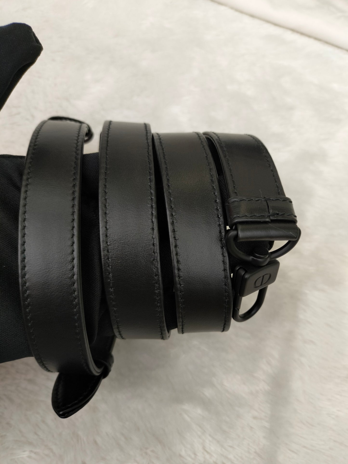 Dior Lady D'Joy Medium Cannage Diamond All Black 2022
