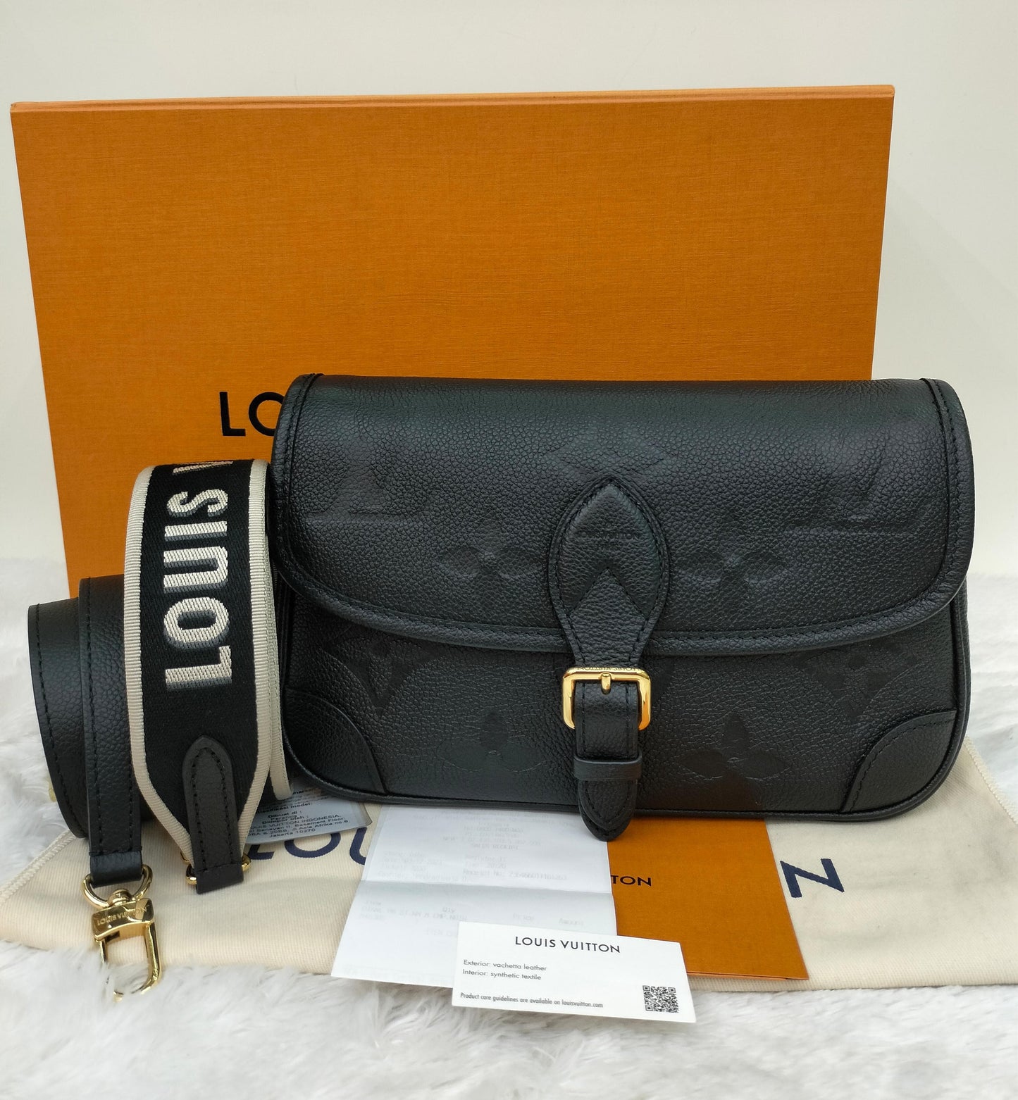 LV Diane PM ST NM Monogram Empreinte Noir (CHIP)