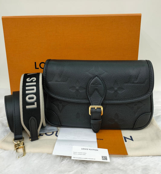 LV Diane PM ST NM Monogram Empreinte Noir (CHIP)