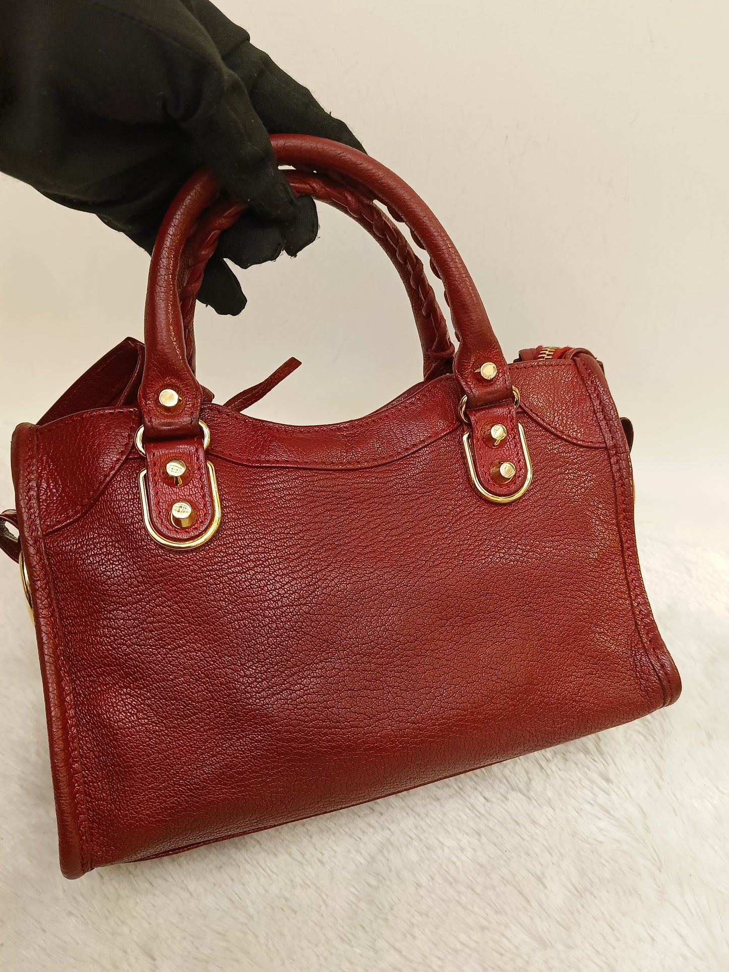Balenciaga Mini City Edge Red GHW 2021